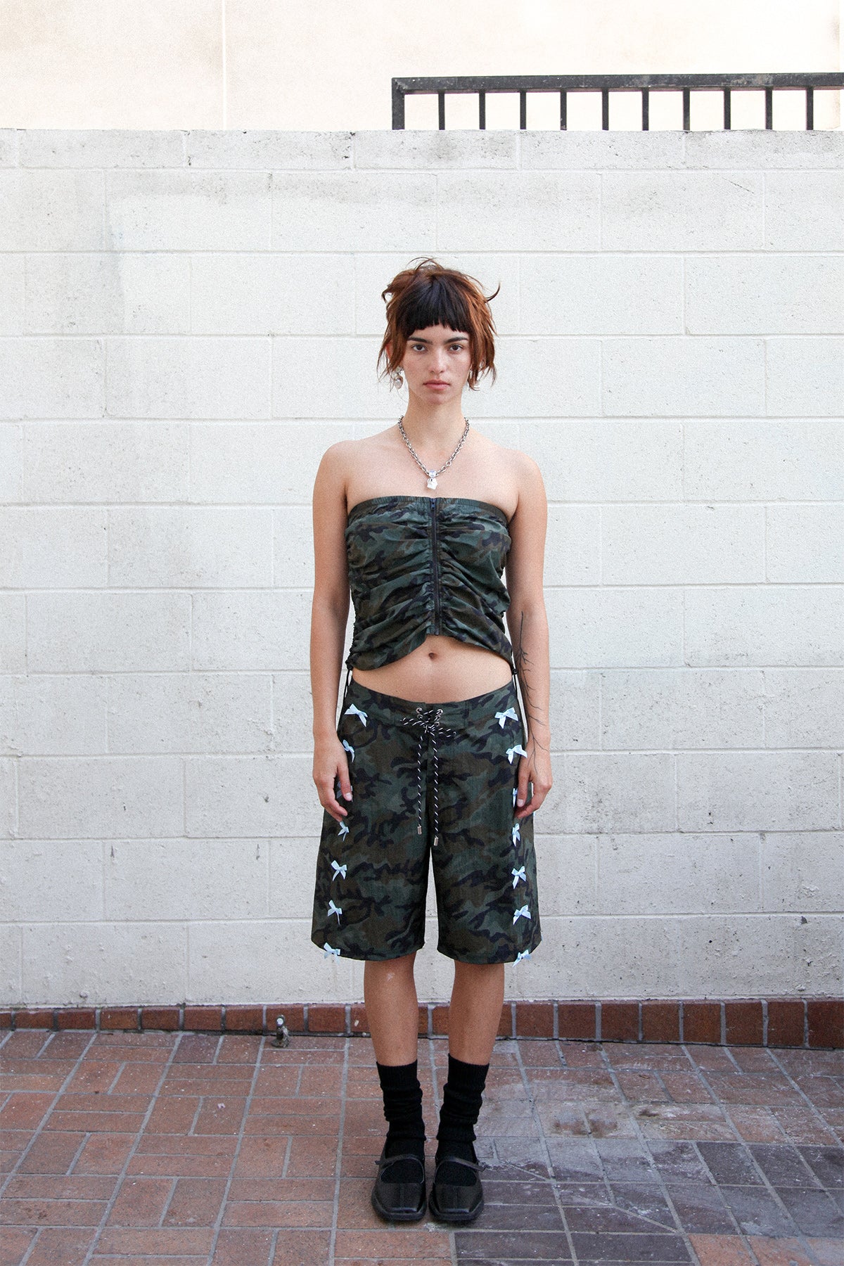 Bow Down Trunks in Camo