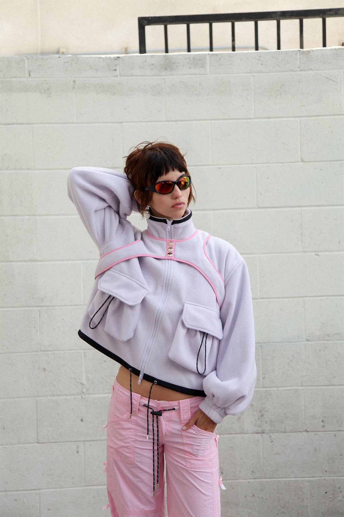 Pacific Polar Fleece in Lilac