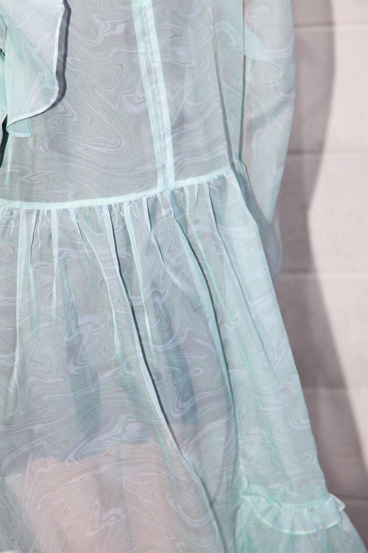 Nine Twenty-Seven Dress in Warped Moss