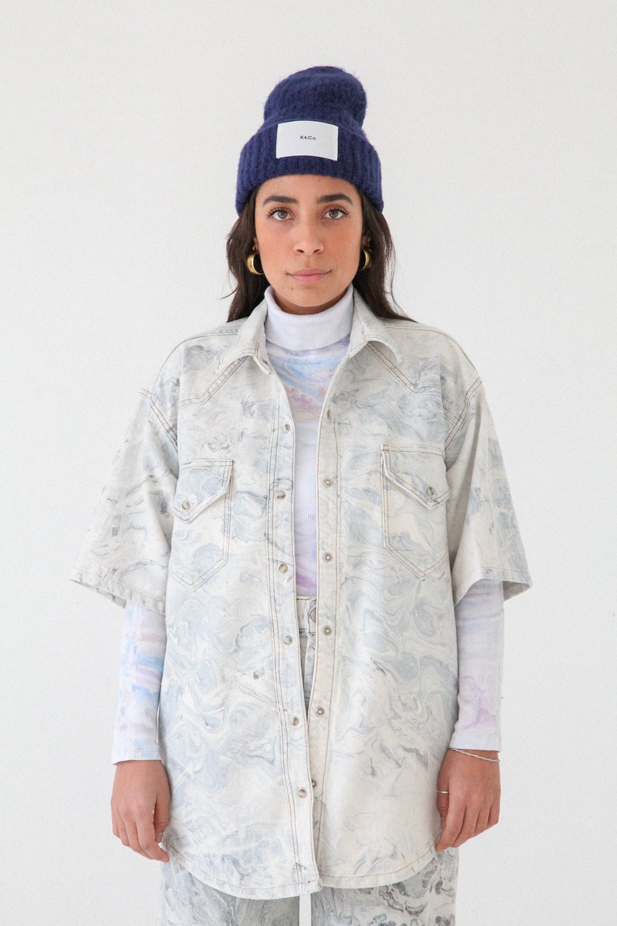 Canyon Shirt in Marble Dye