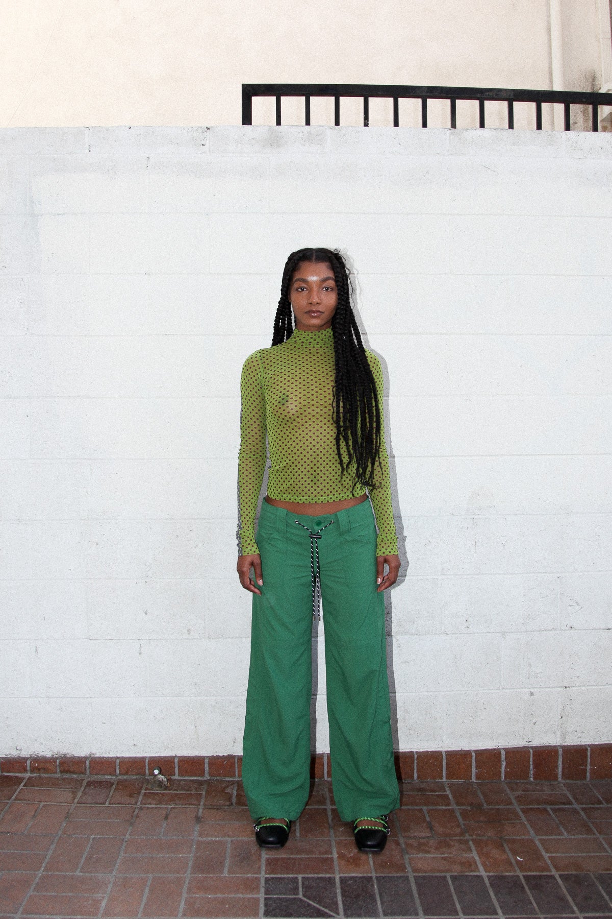 Roll Up Pant in Algae