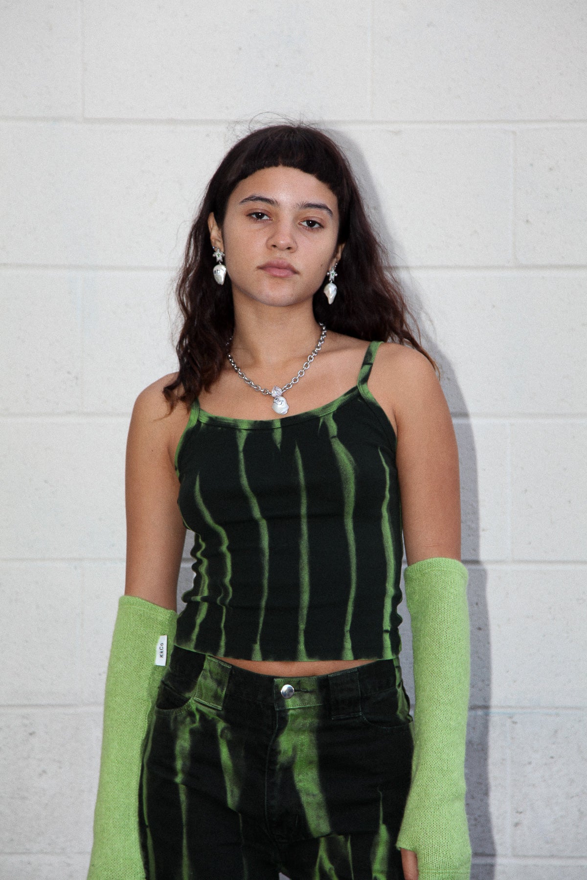 Camisole in Lime Jupiter Dye