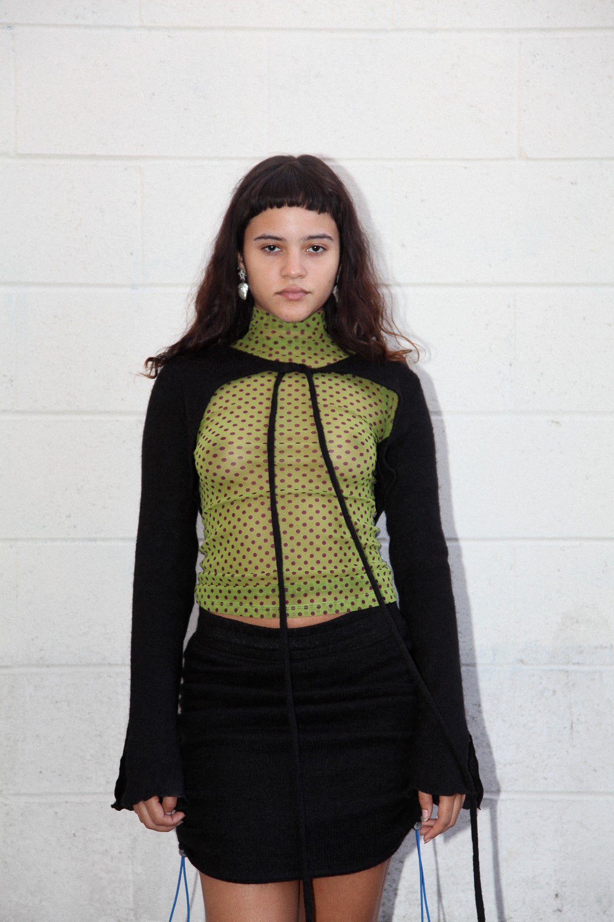 Cowrie Bolero in Black