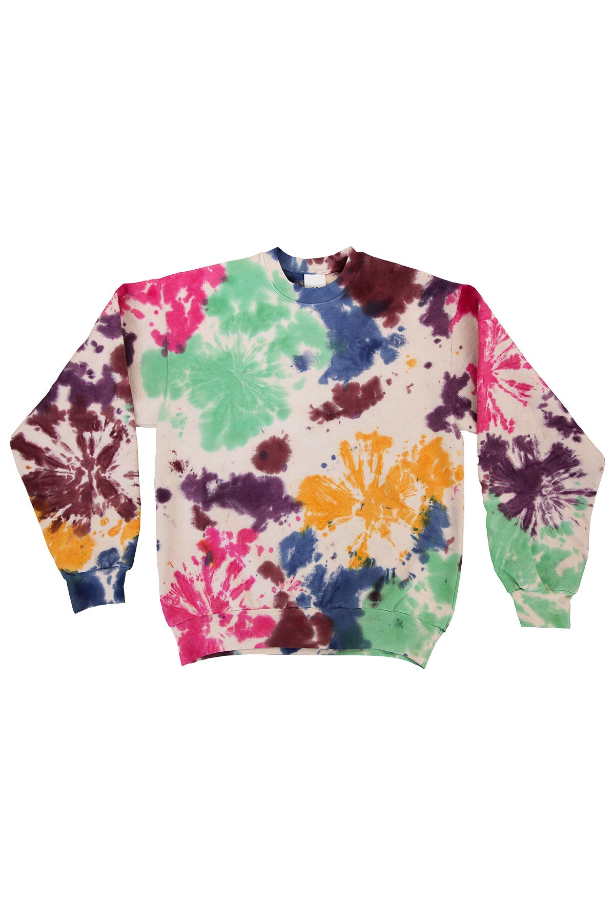 Crewneck Sweatshirt in 7420c Tie-Dye