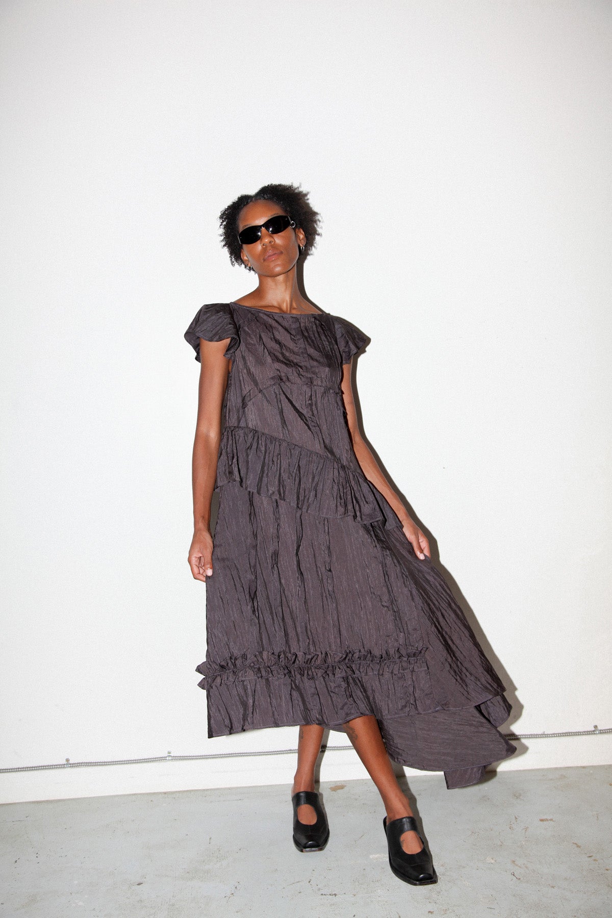 Vapor Dress in Coal