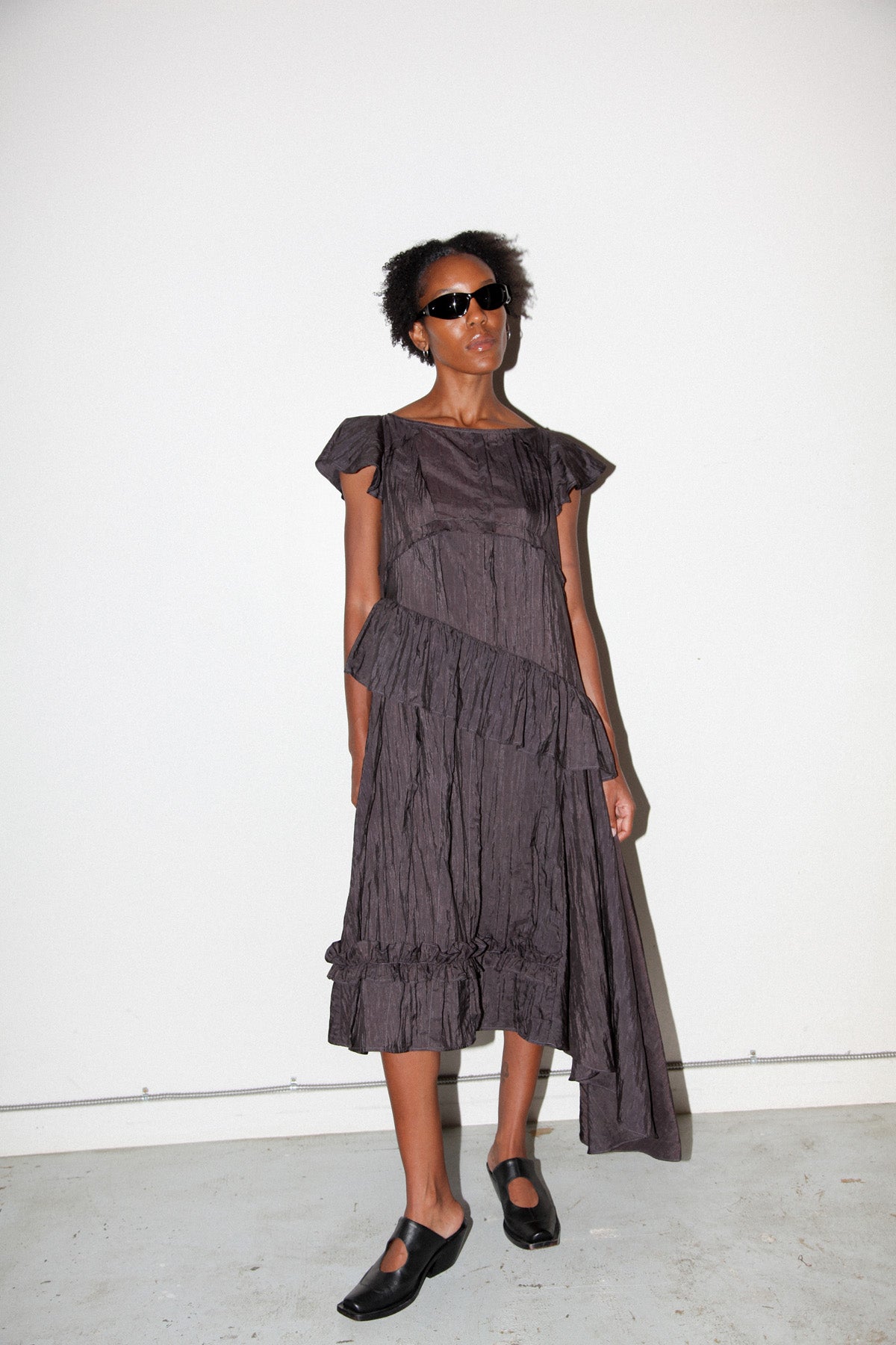 Vapor Dress in Coal