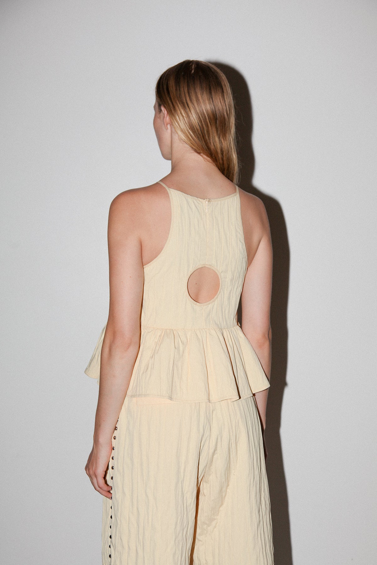 Spiral Punch Top in Butter
