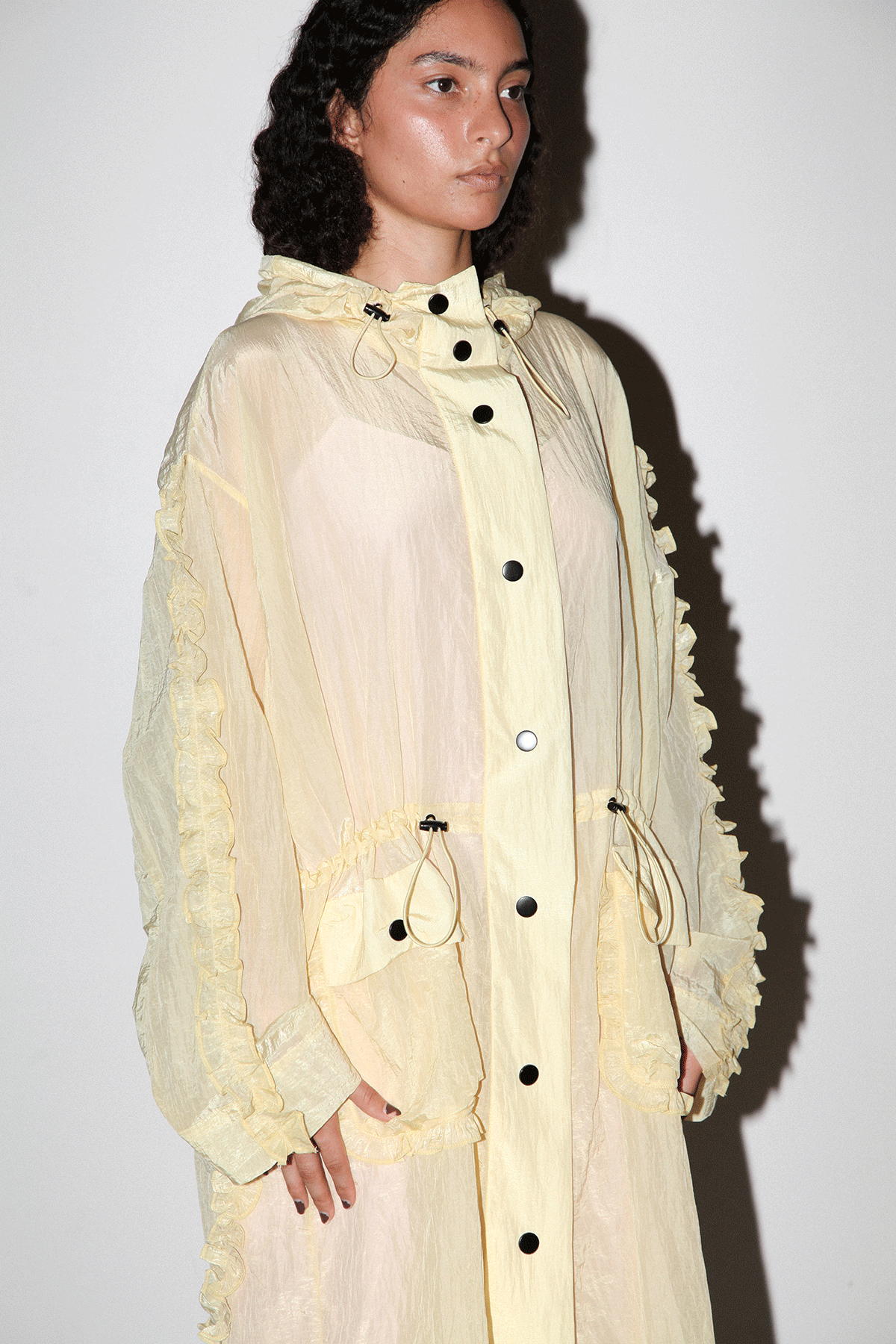 Spiral Windbreaker in Butter