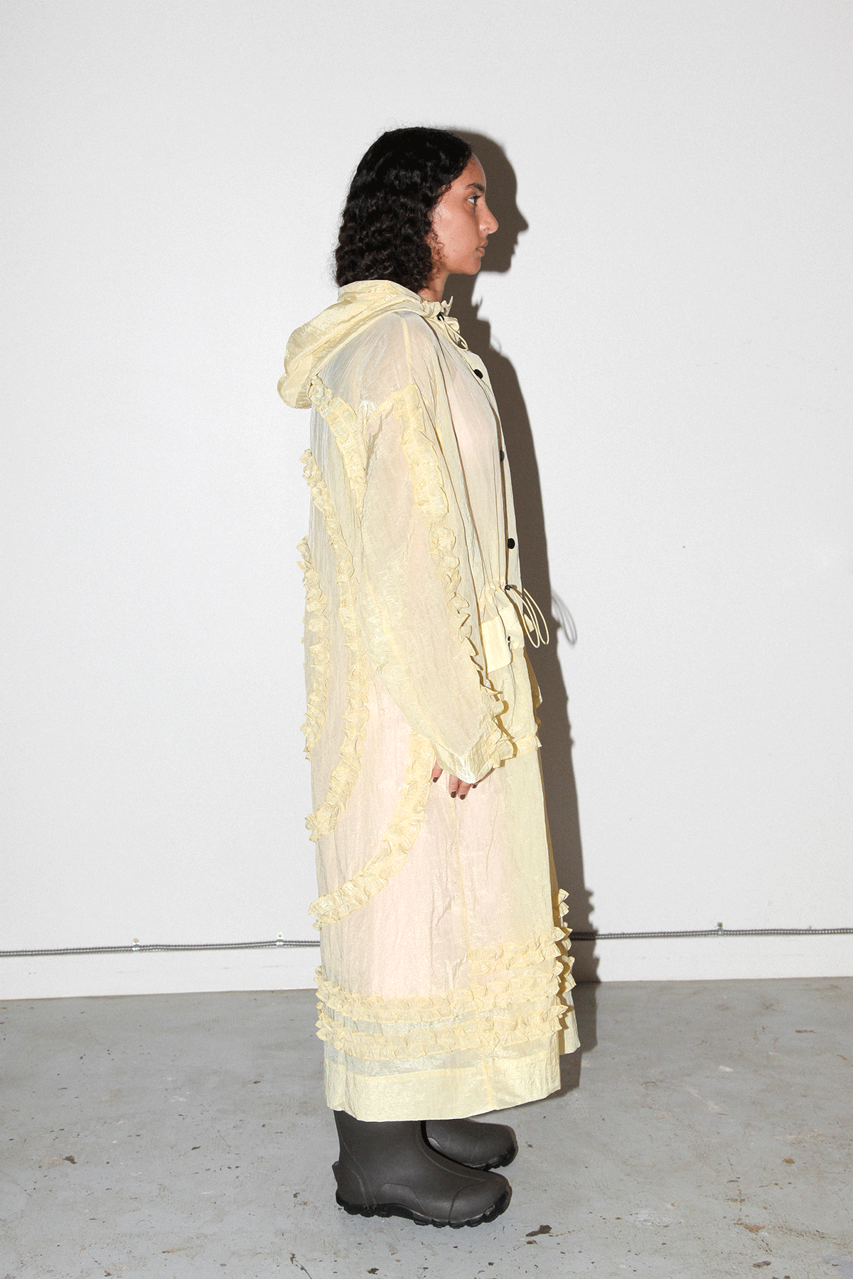 Spiral Windbreaker in Butter