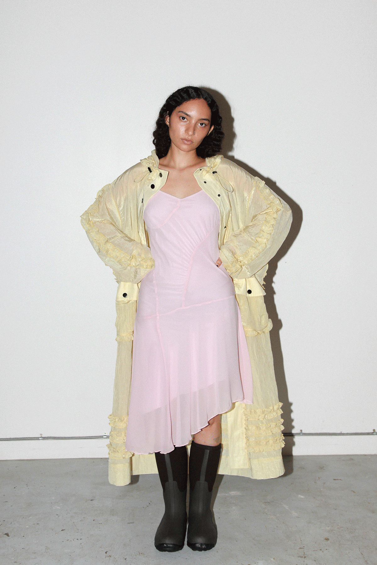 Spiral Windbreaker in Butter