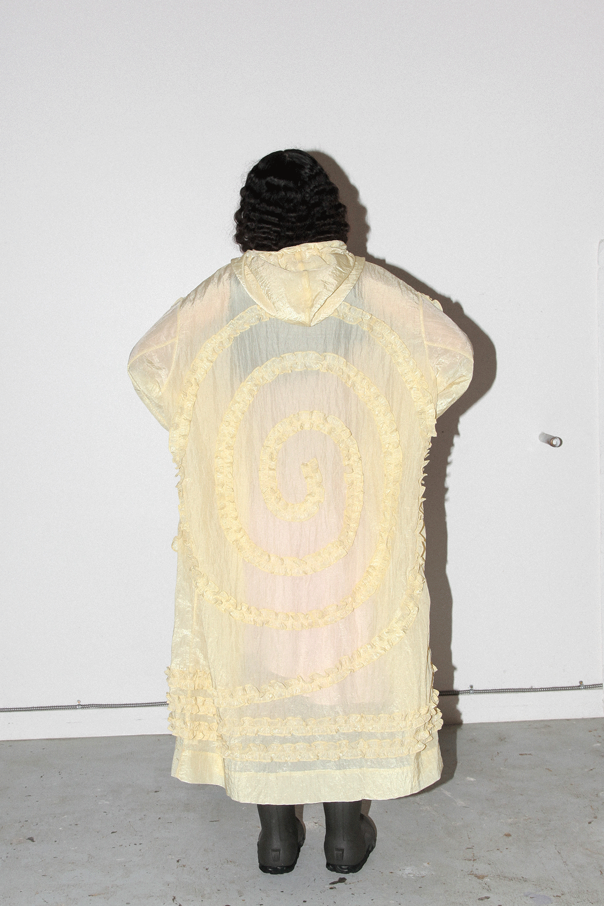 Spiral Windbreaker in Butter