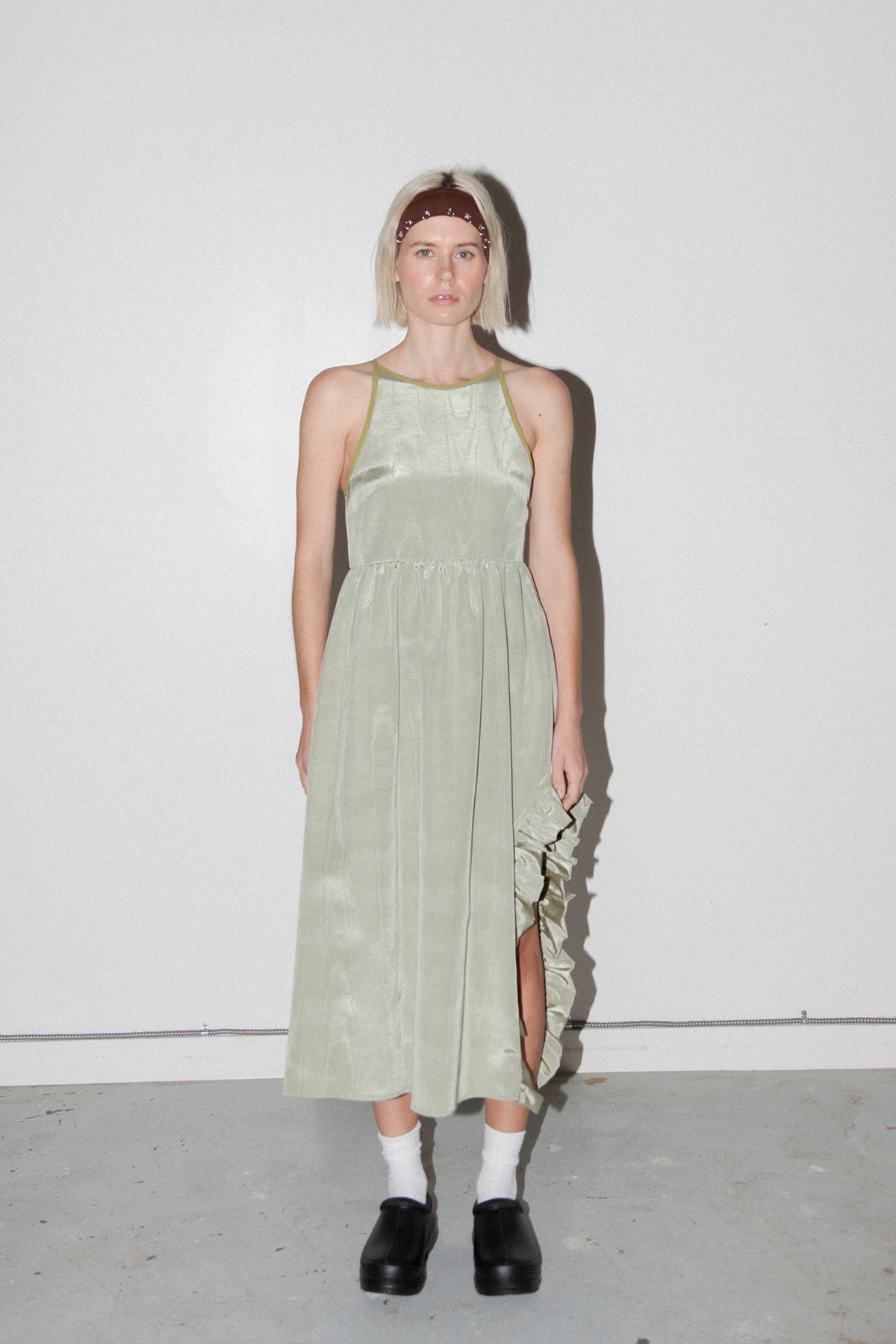 Punch Dress in Sage