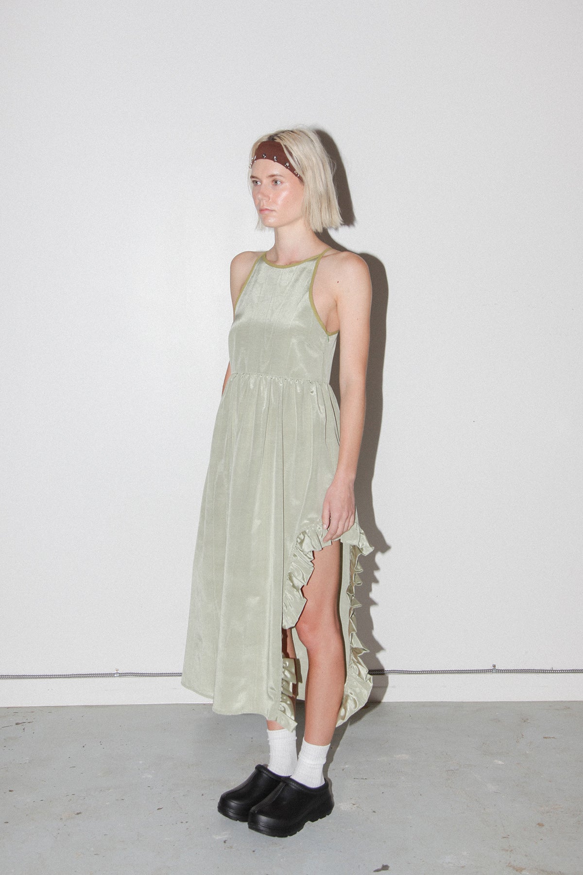 Punch Dress in Sage