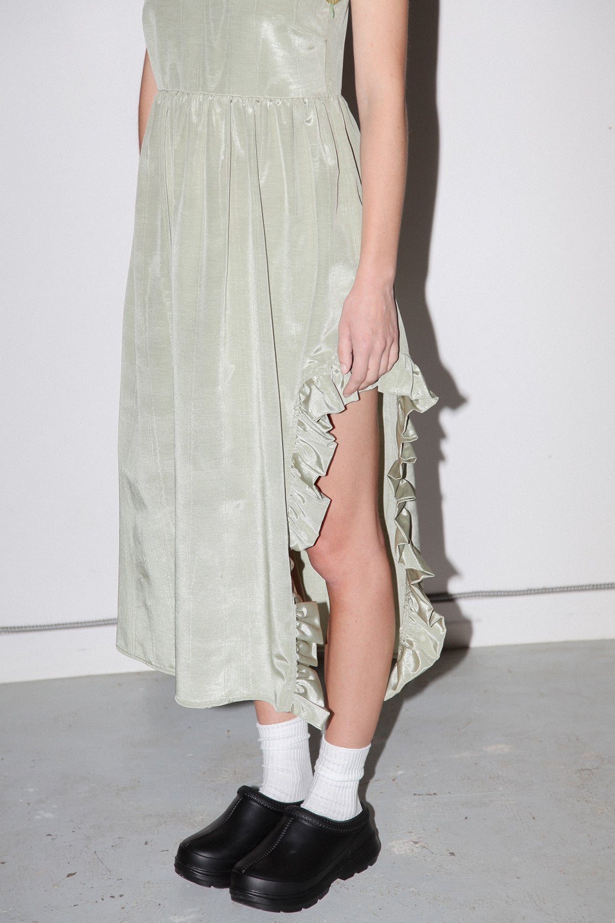 Punch Dress in Sage