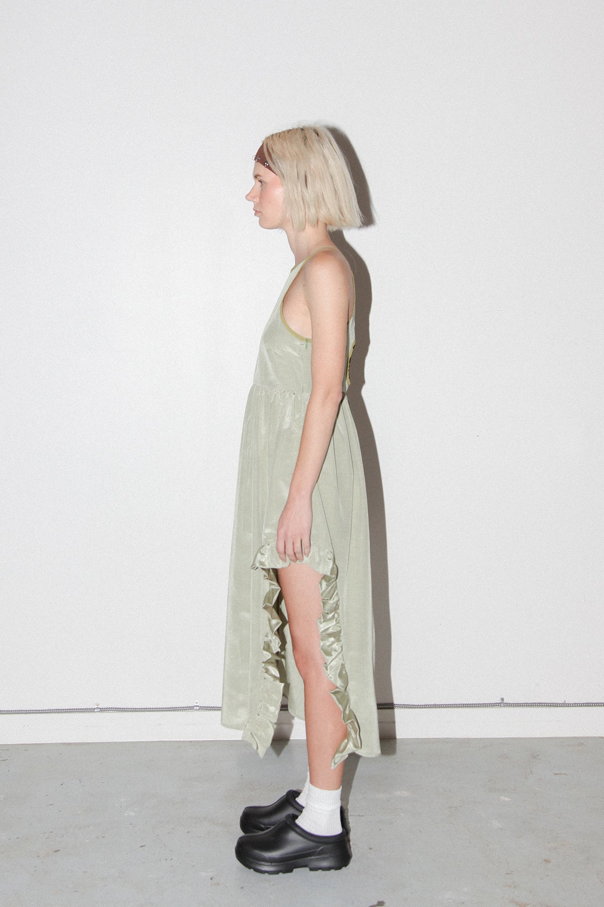 Punch Dress in Sage