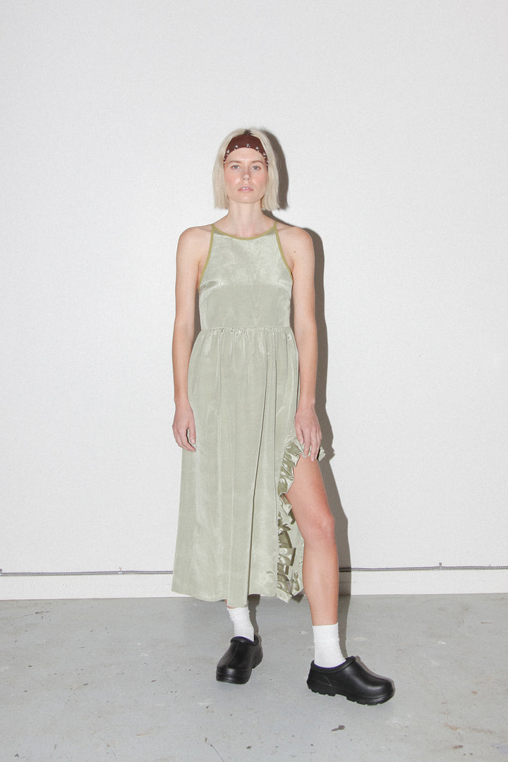 Punch Dress in Sage