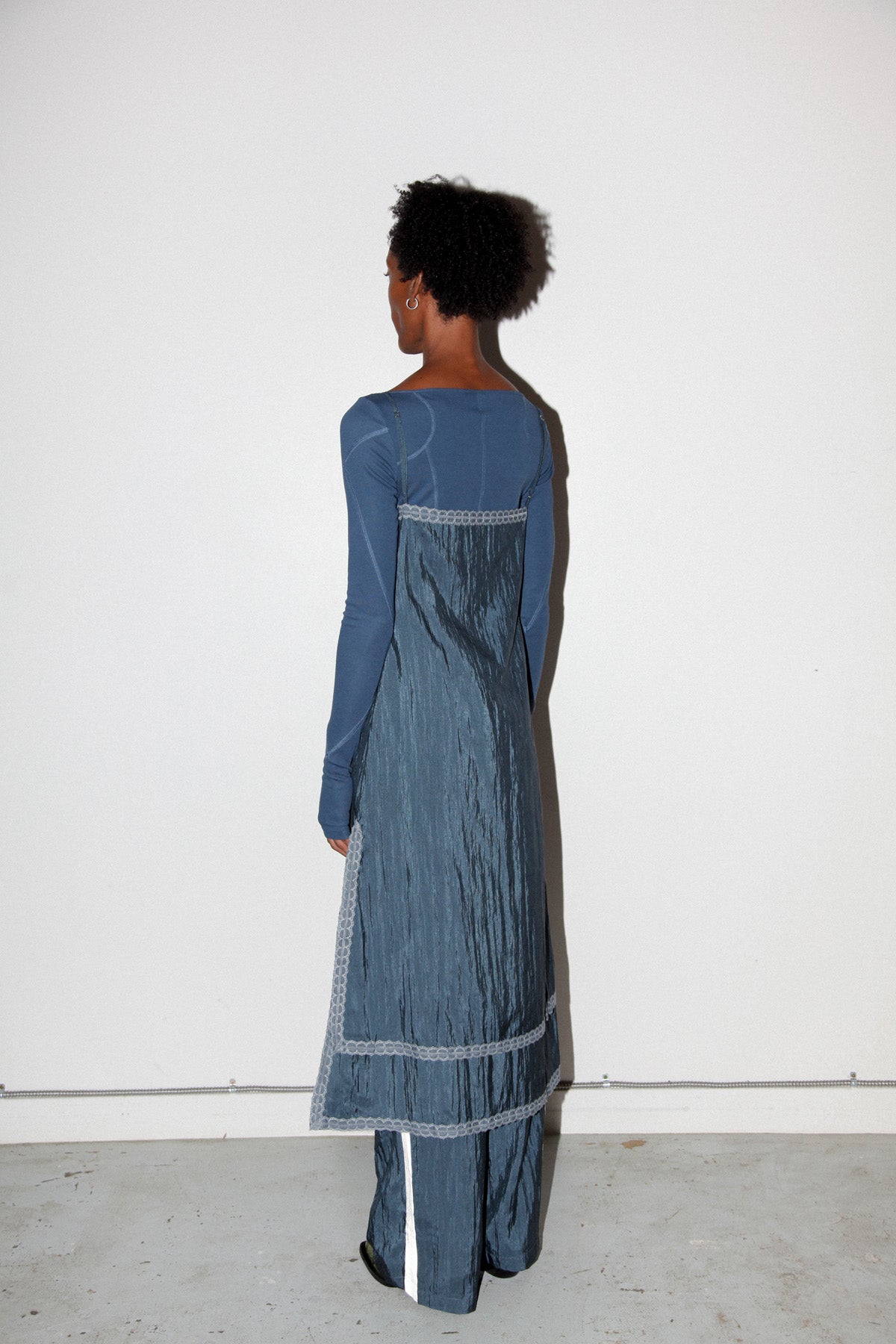 Earthen Slip Dress in Raindrop