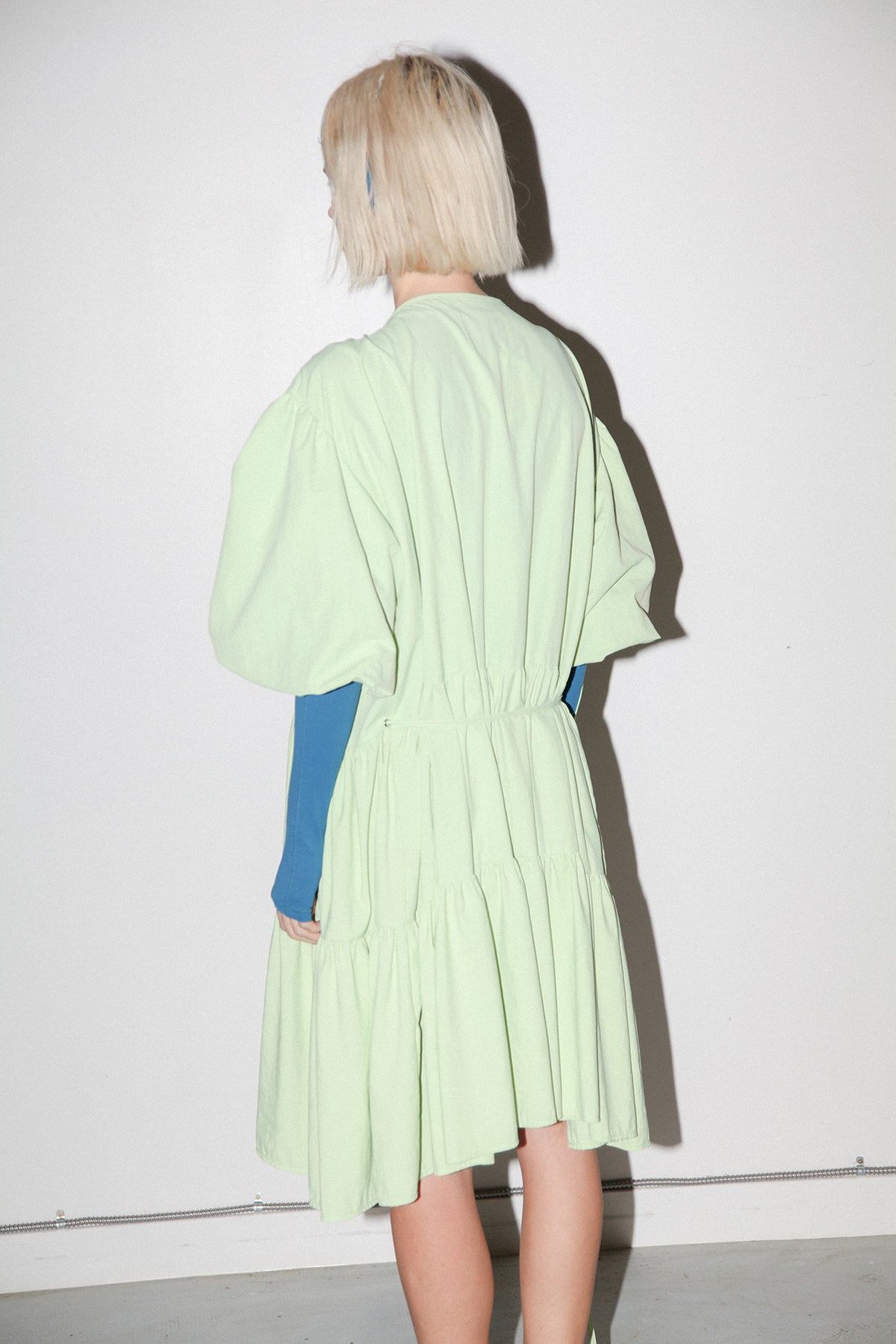 Utility Wrap Dress in Lichen