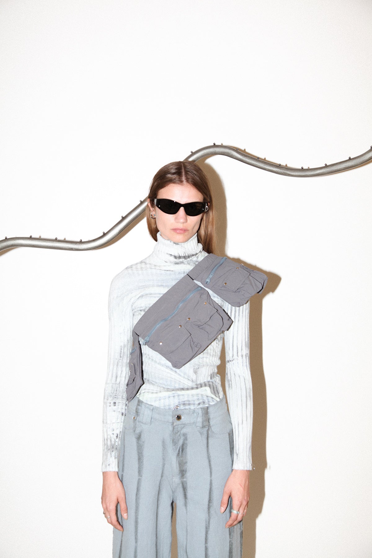 Utility Belt in Charcoal