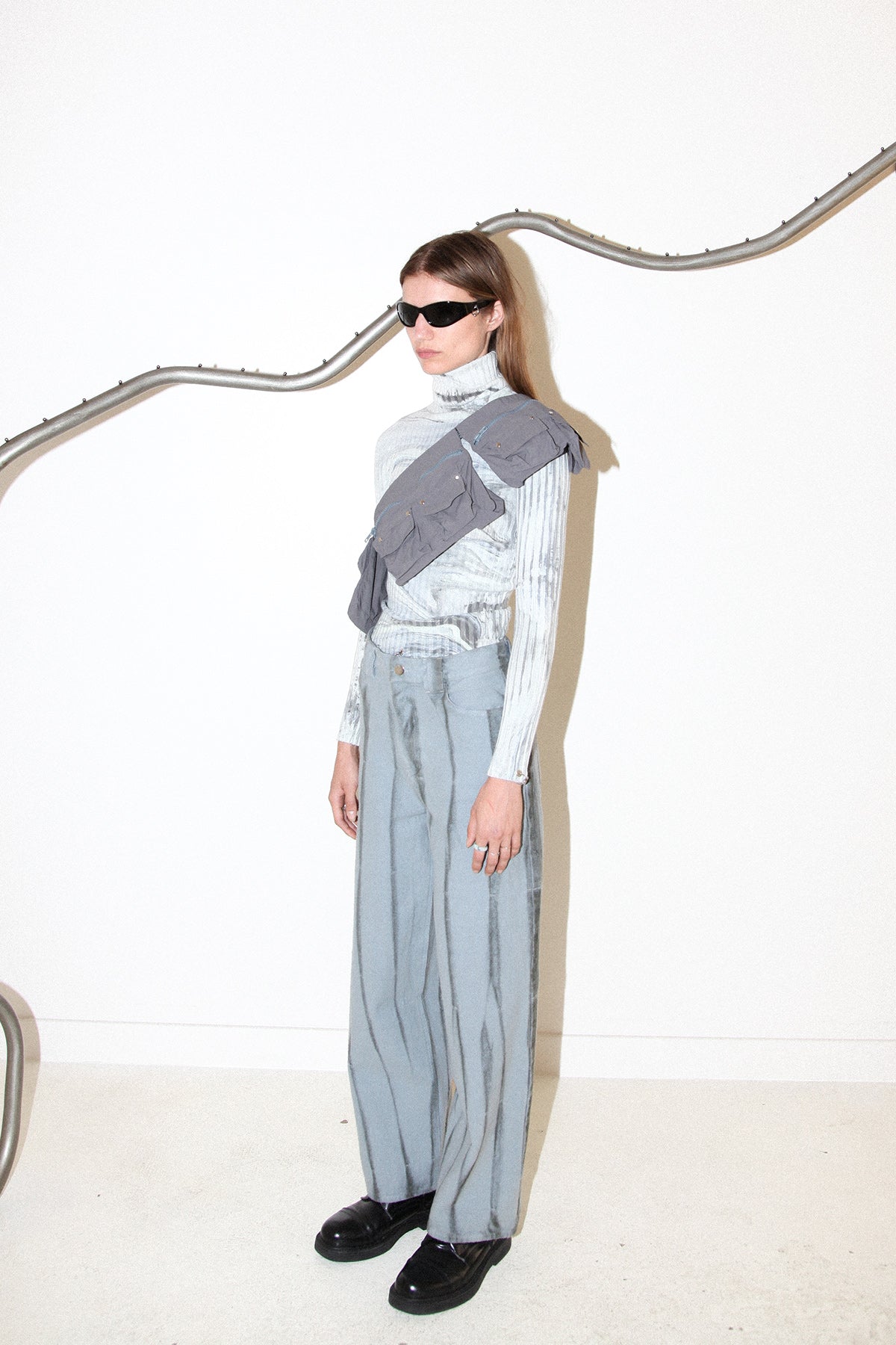 Utility Belt in Charcoal