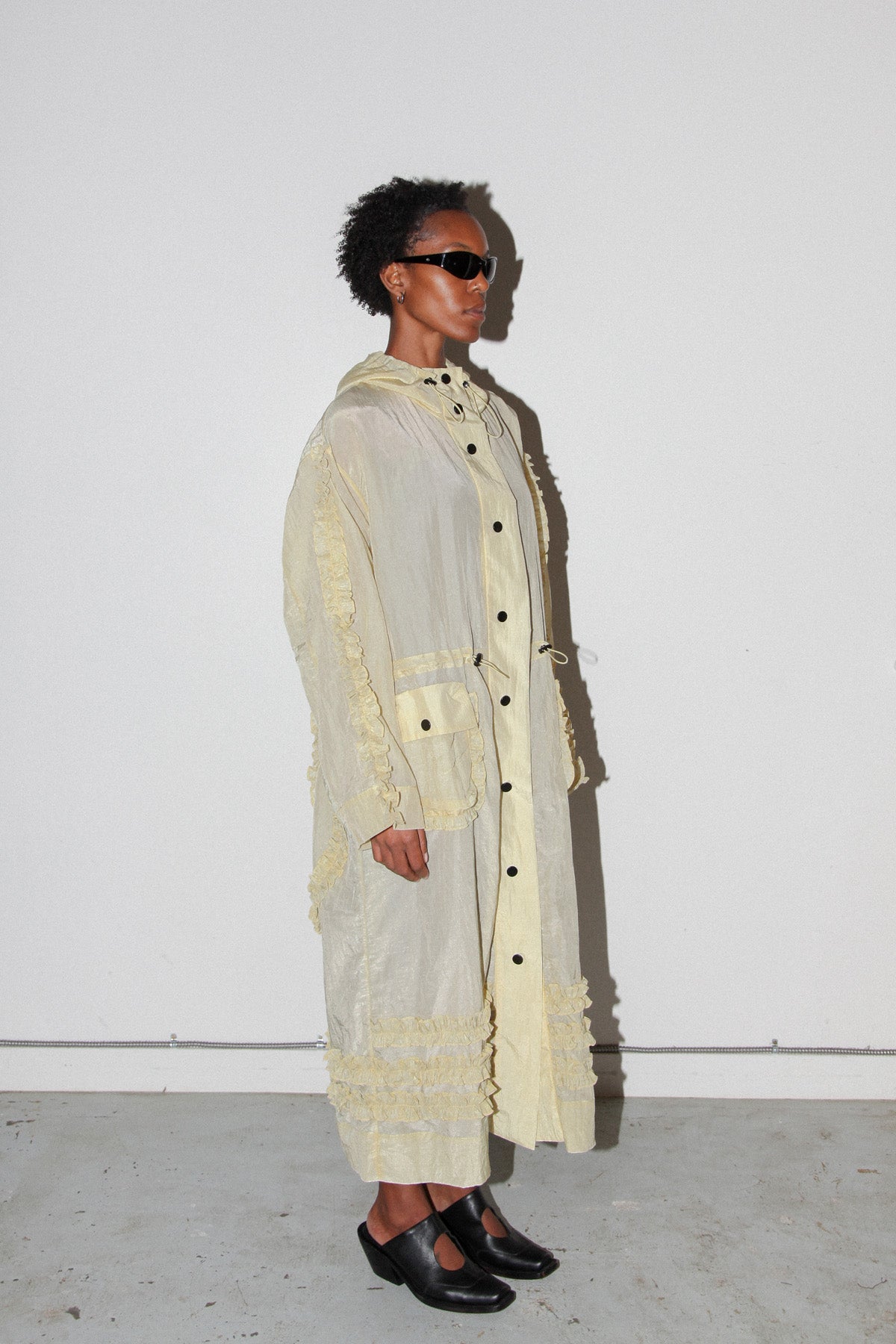Spiral Windbreaker in Butter