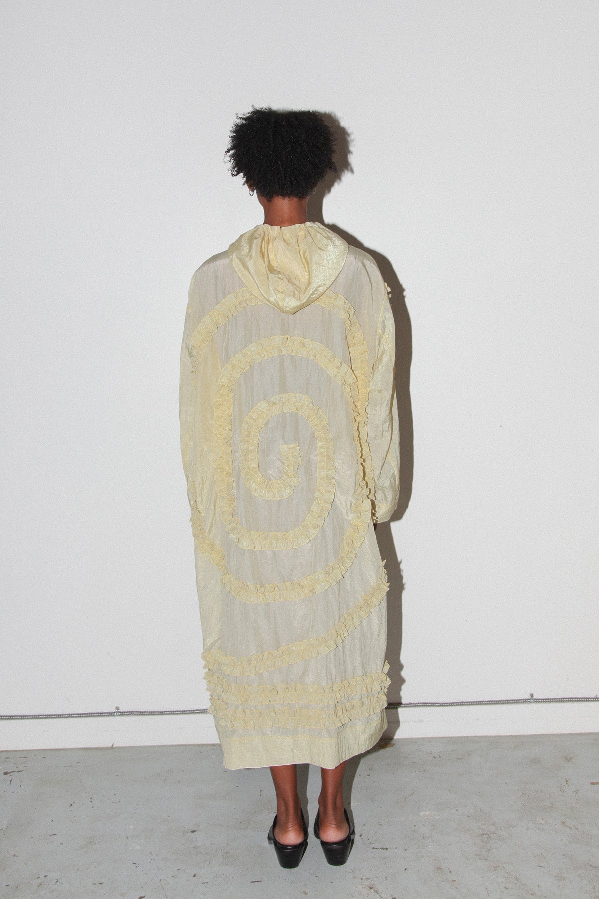 Spiral Windbreaker in Butter