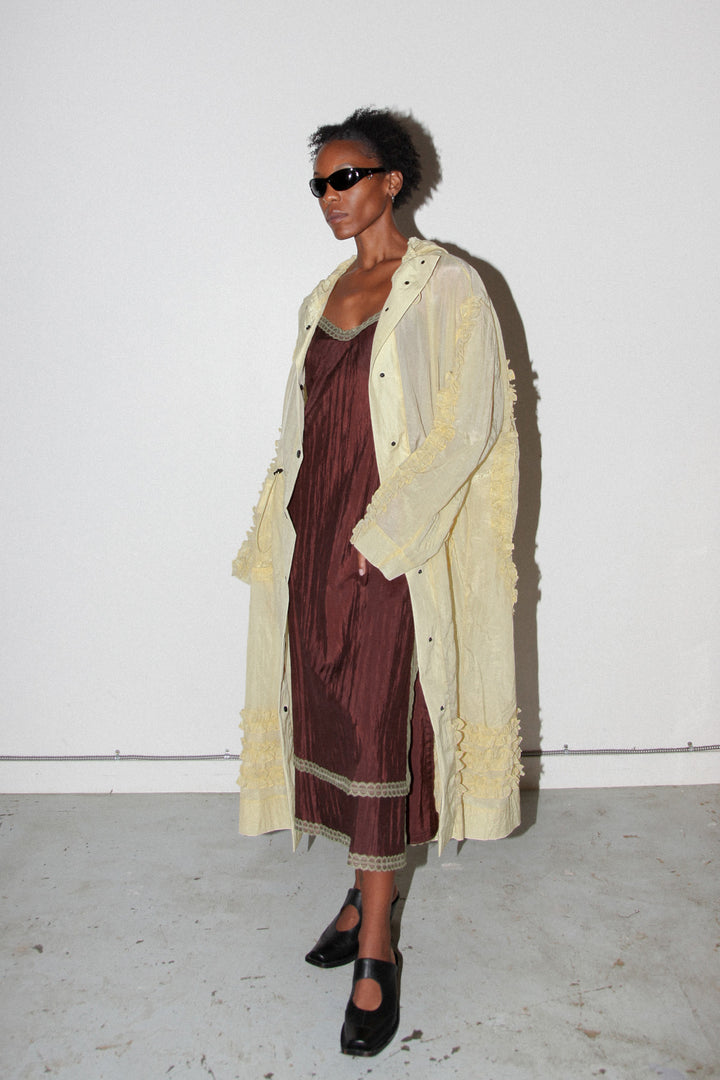 Spiral Windbreaker in Butter