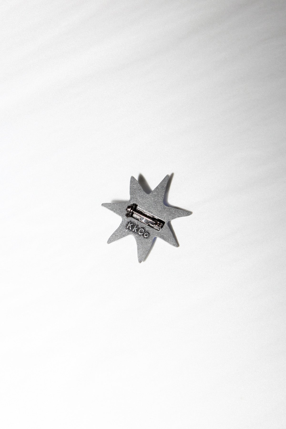 Gem Star Brooch in Silver / Red