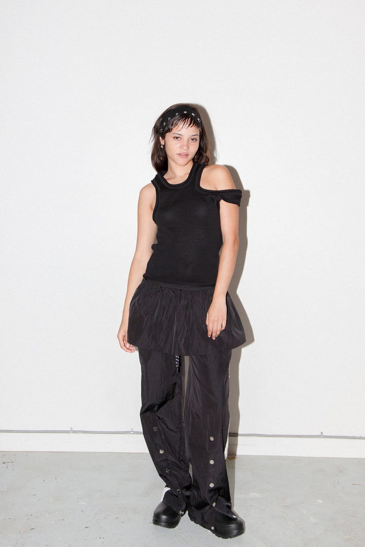 Slash Vest in Onyx
