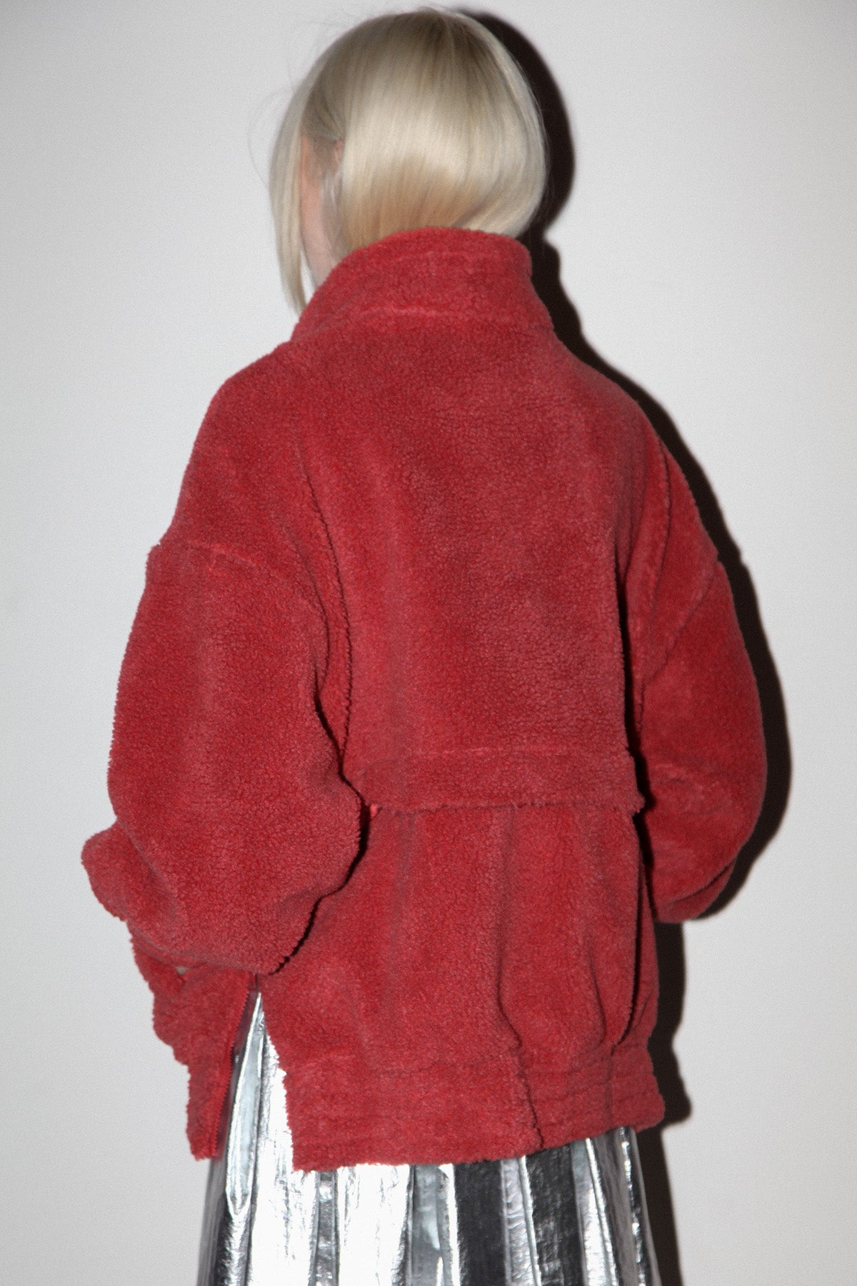 Sherpa Trail Double Mockneck in Terra Cotta