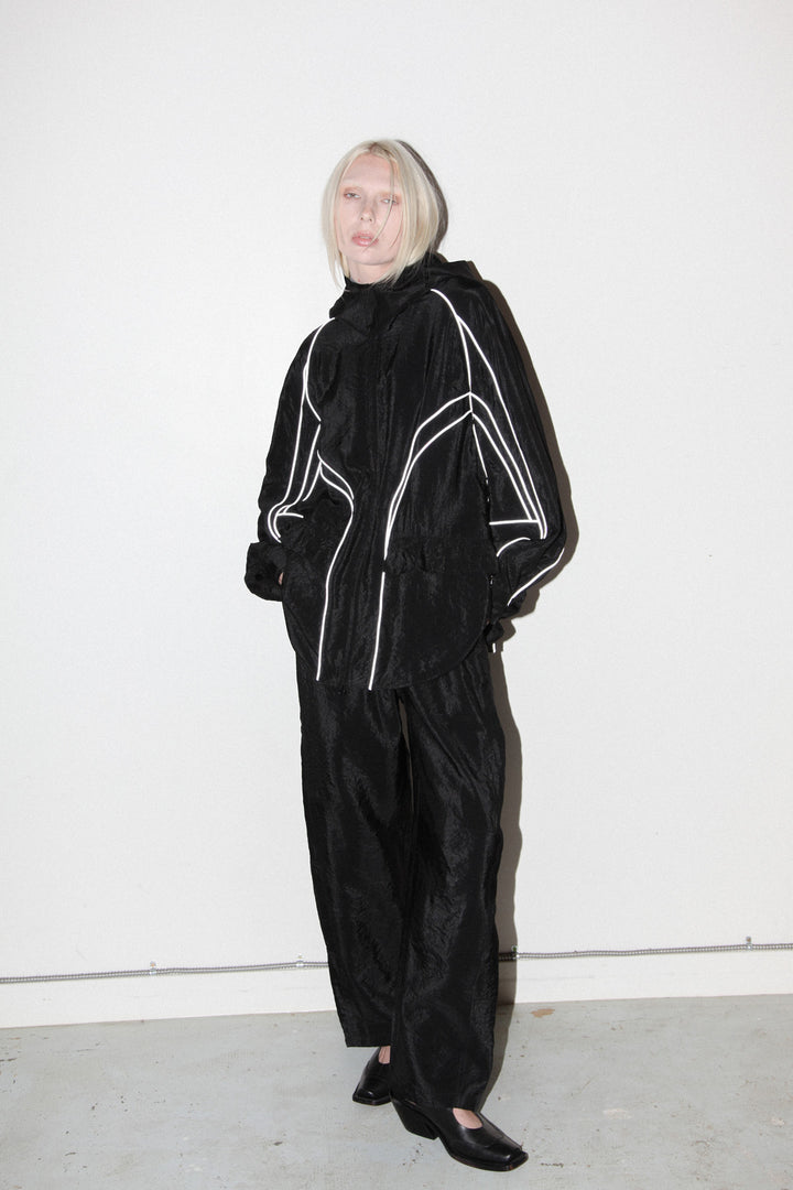 Crescent Jacket in Obsidian