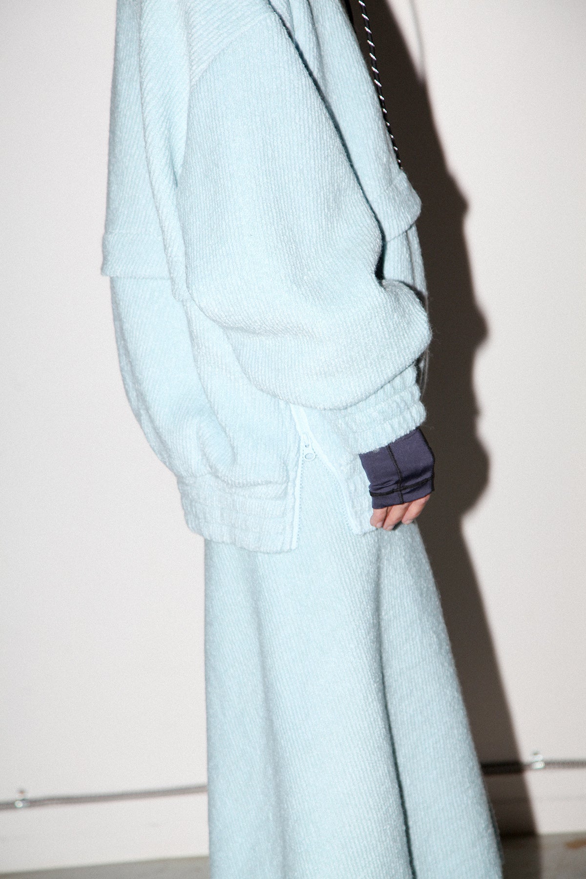 Trail Double Mockneck in Sky