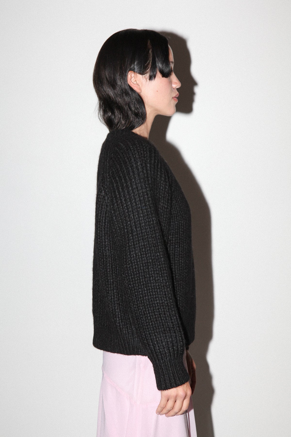 Polar Crewneck Sweater in Onyx