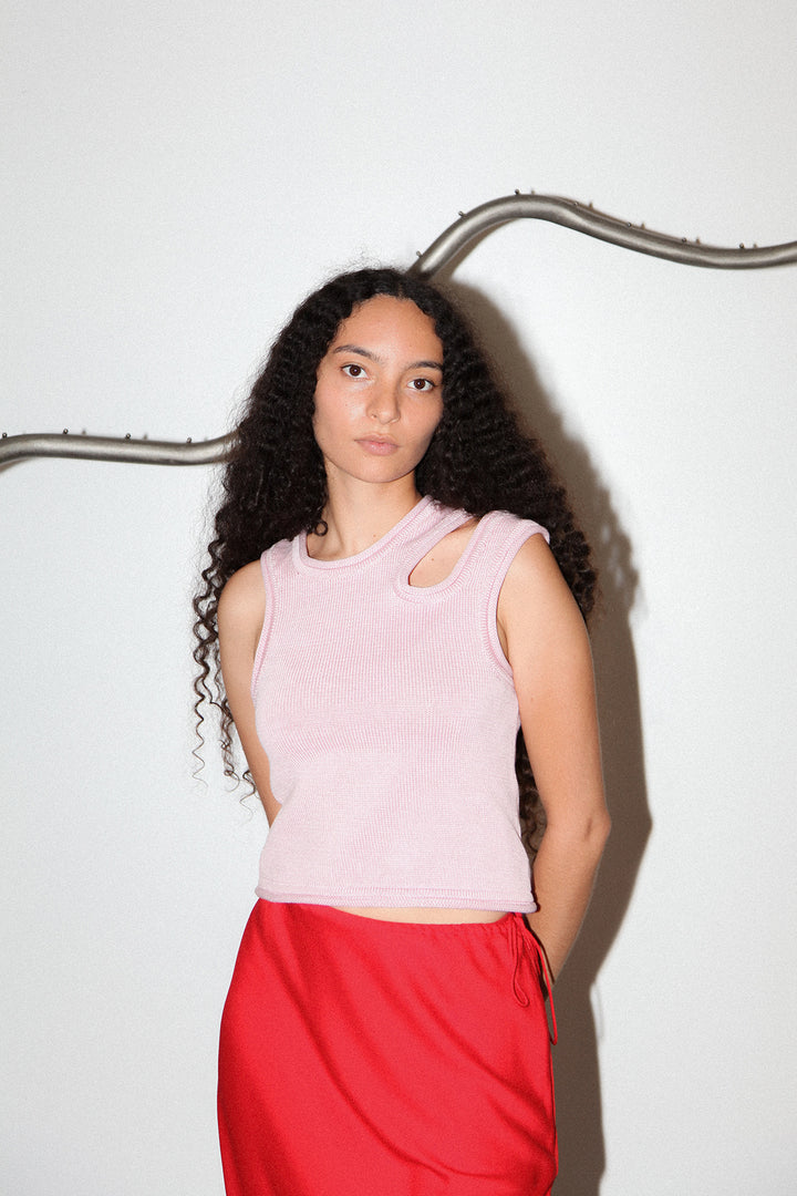 Slash Vest in Blossom