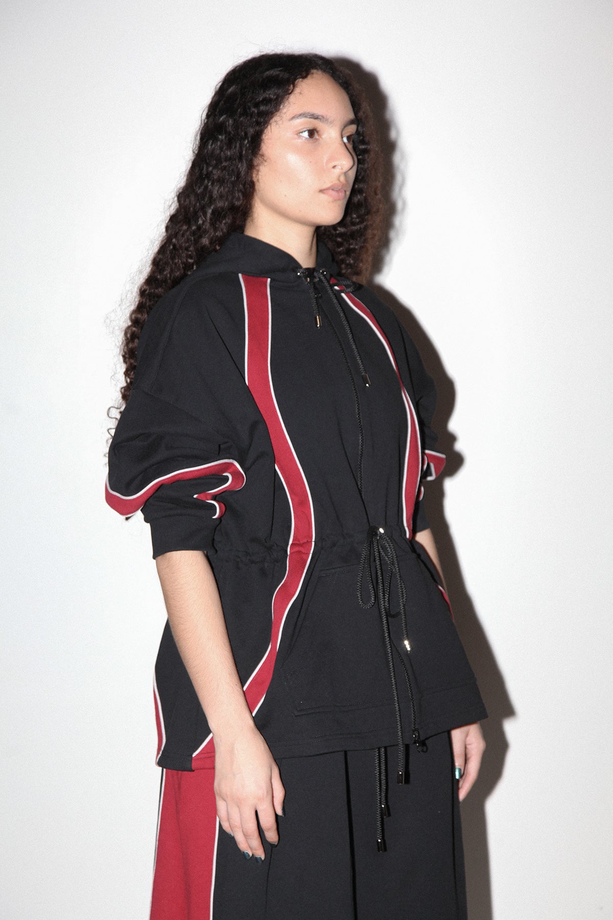 Organic Zip Hoodie in Onyx