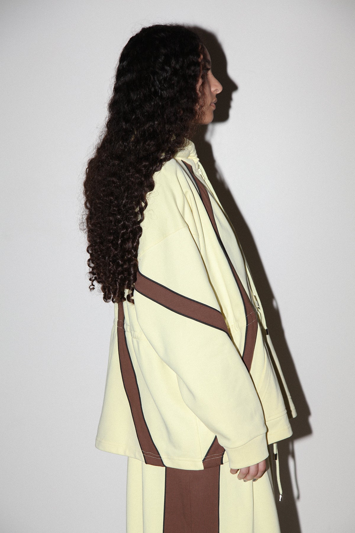 Organic Zip Hoodie in Lemon