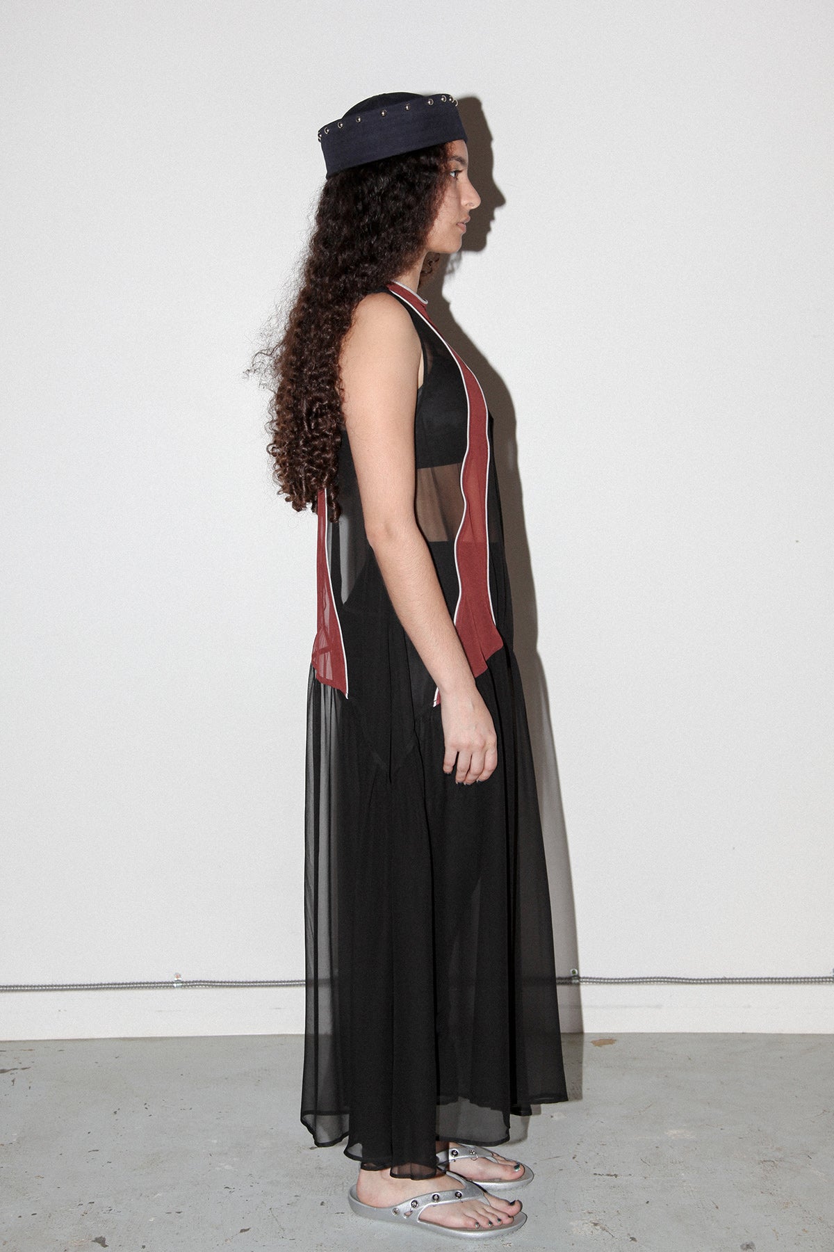 Silk Current Dress in Onyx