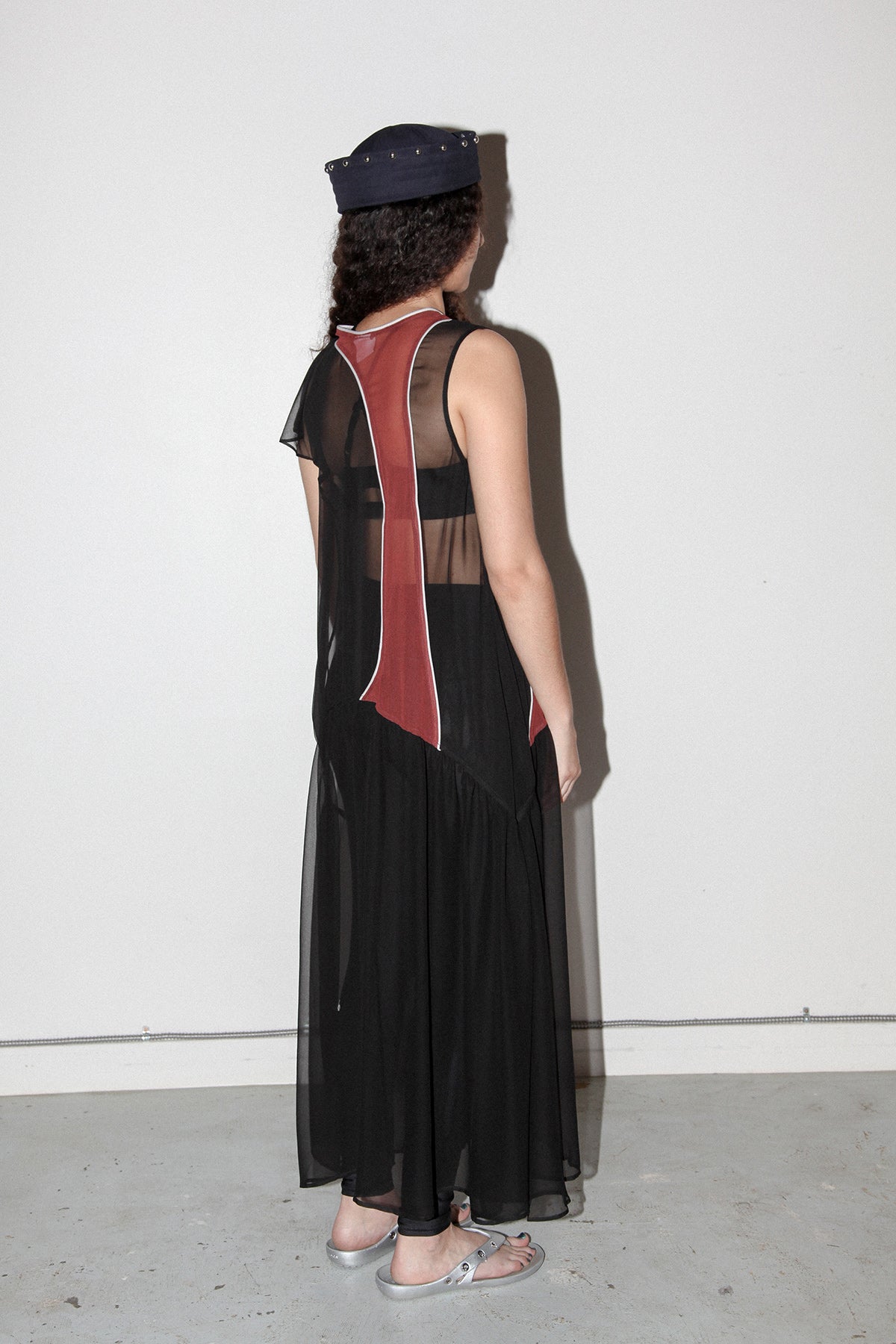 Silk Current Dress in Onyx