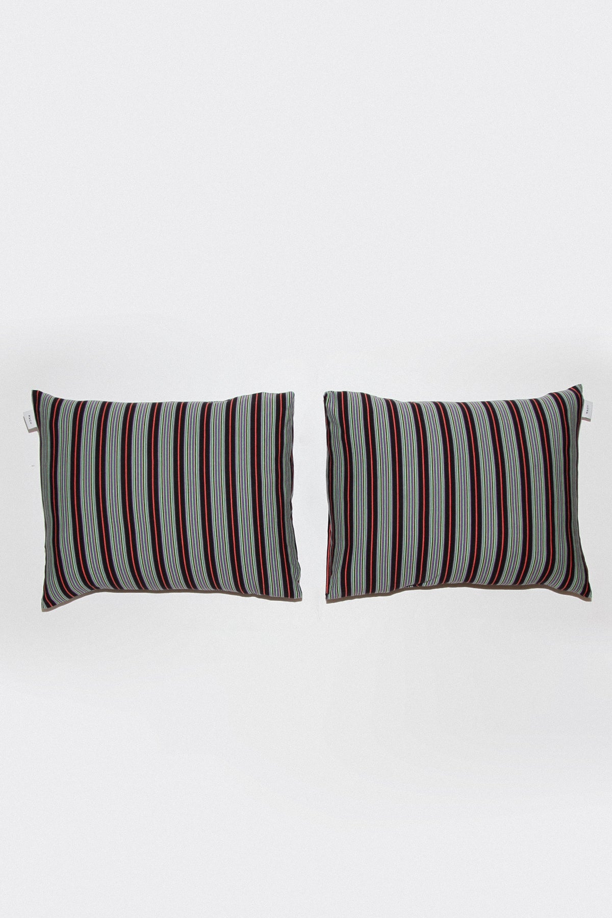 Pillow Sham Set in Striped Ink