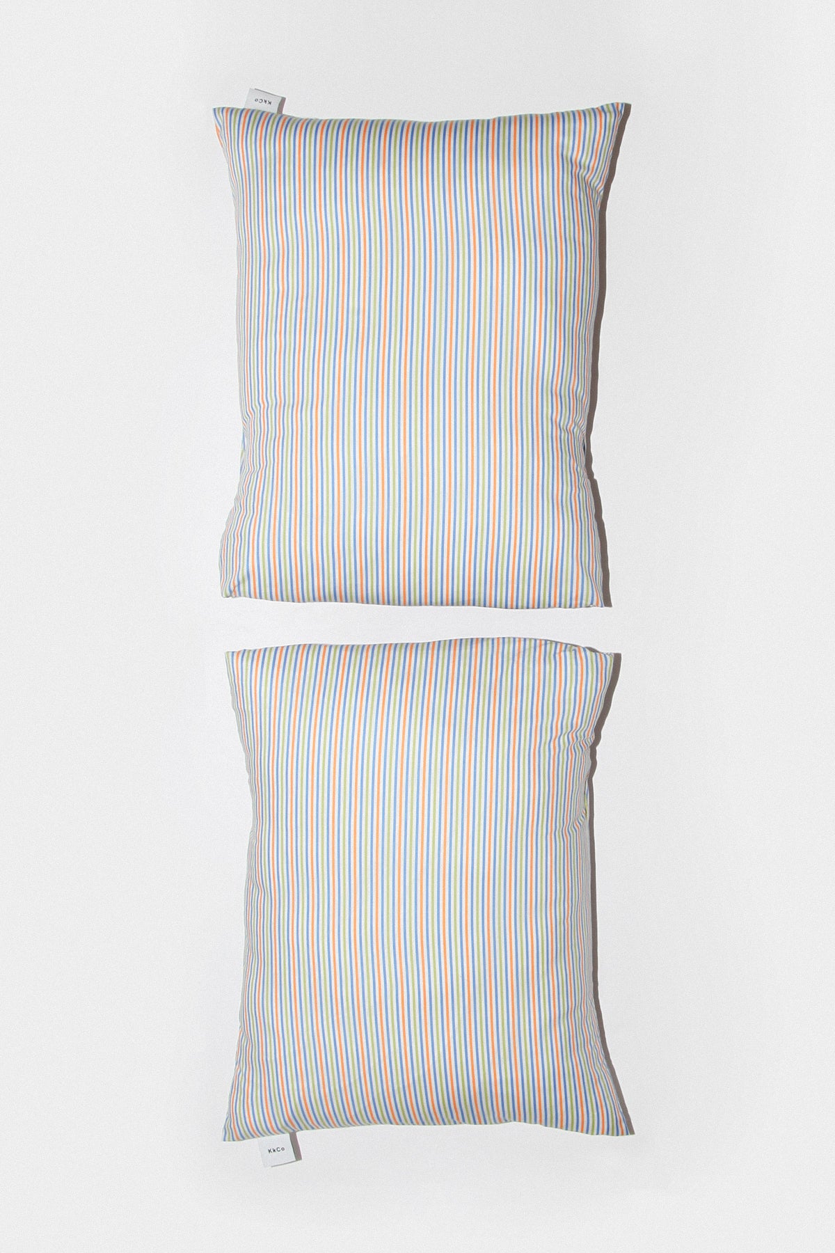 Pillow Sham Set in Striped Sunny