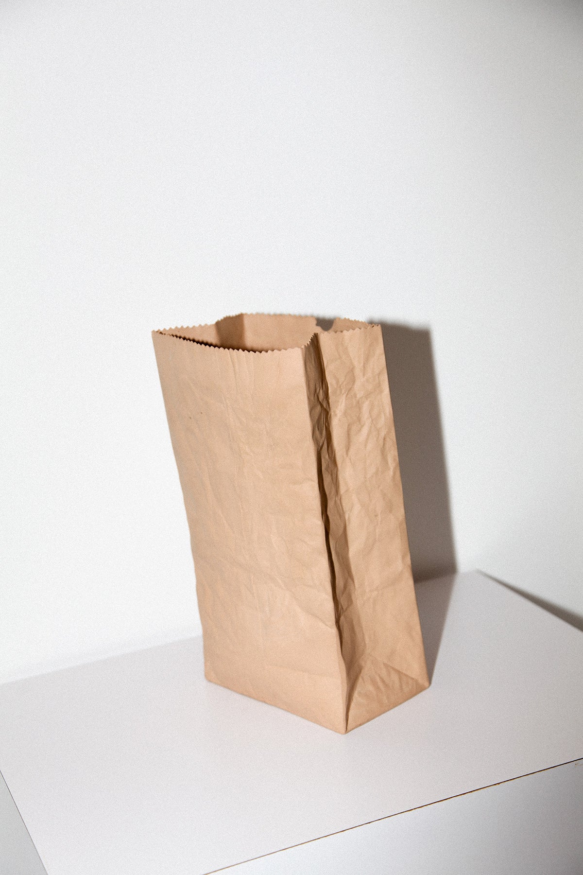 Formas Ceramic "Paper" Bag Vessel by Harvey Craft, 1970s