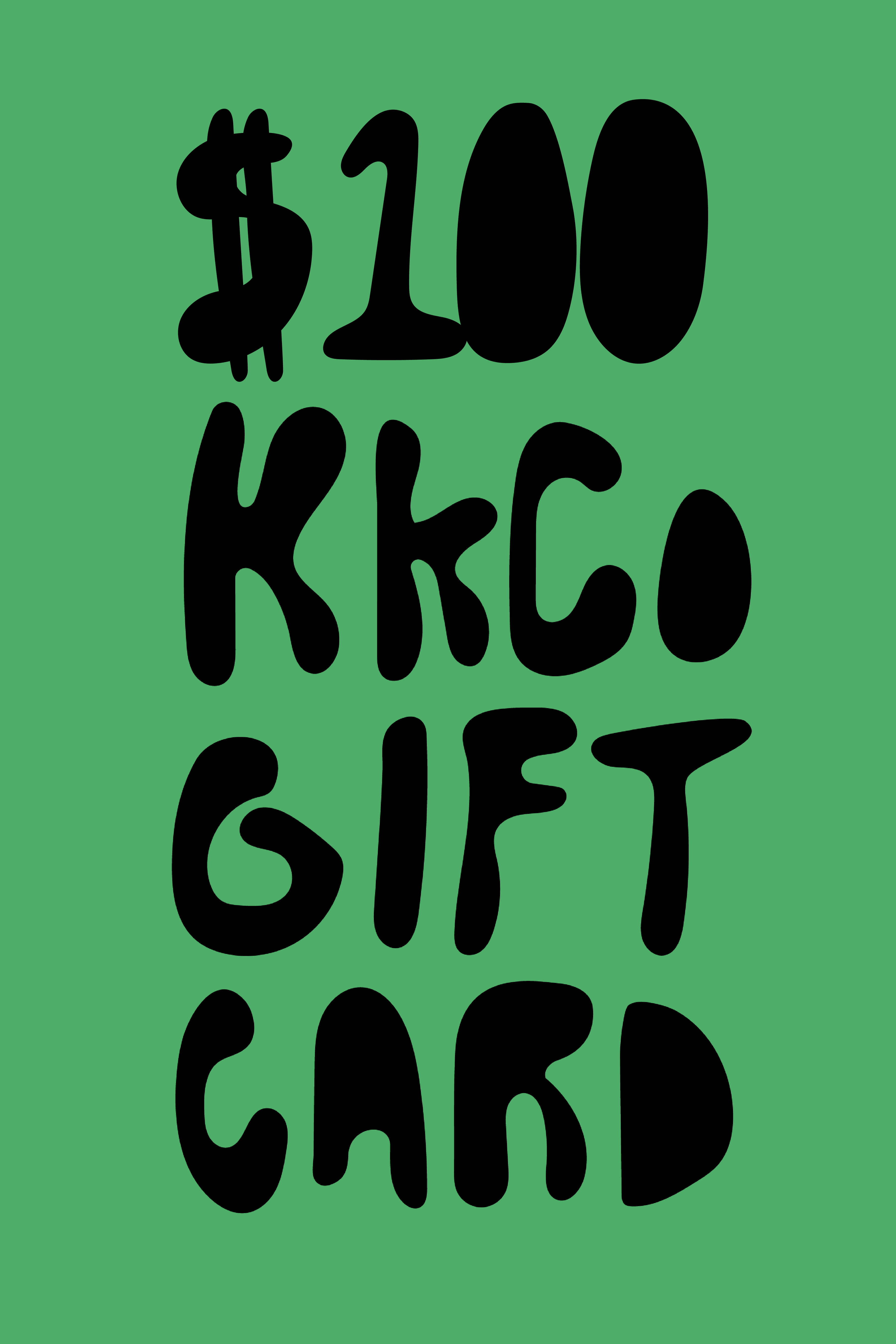 $100 KkCo Gift Card