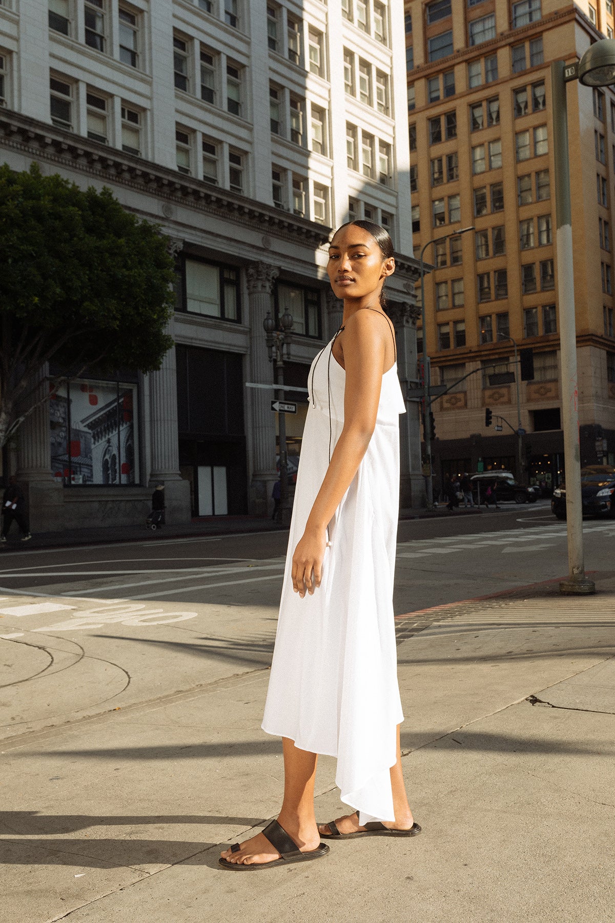 Climber Dress in White