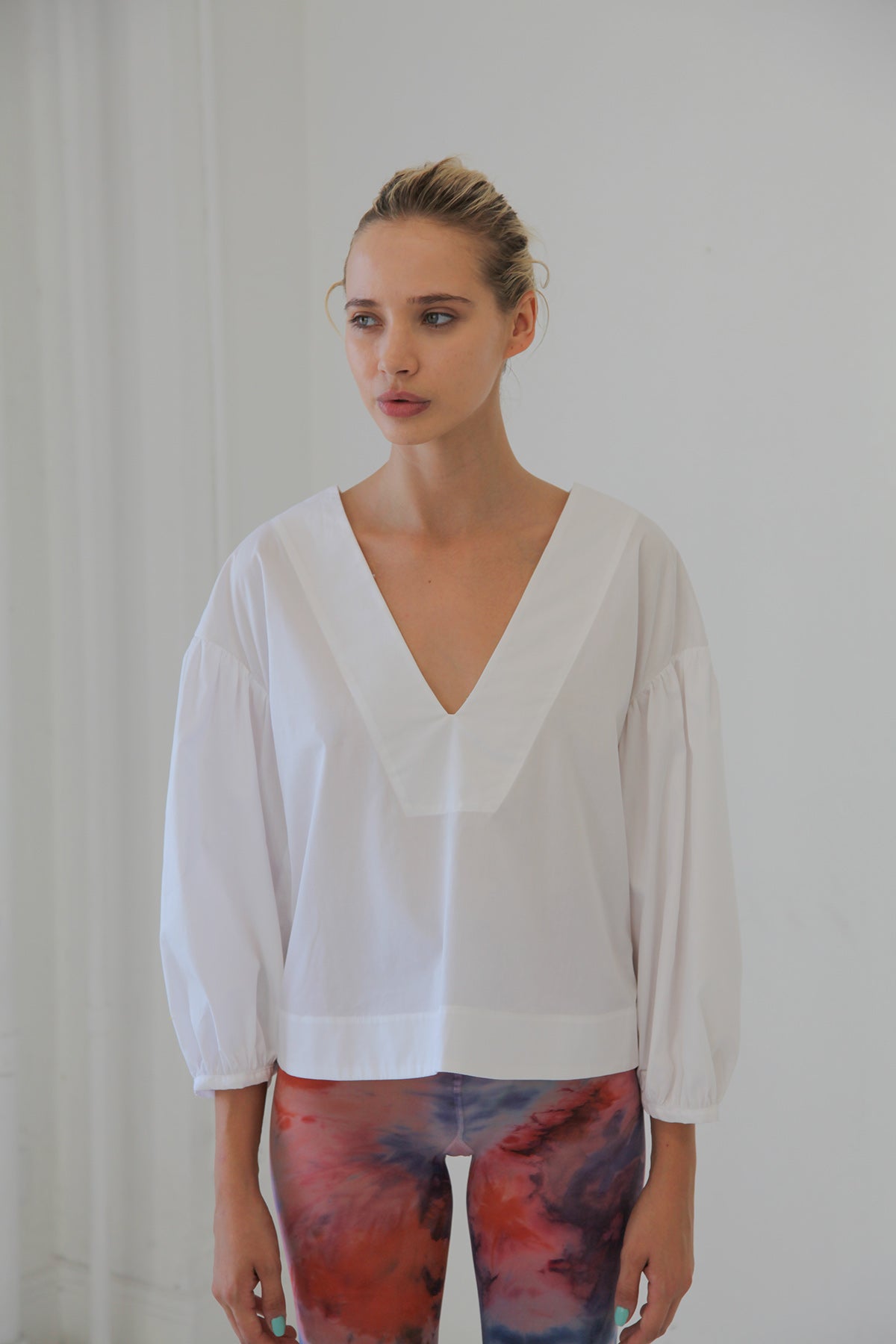 Hitch Blouse in White