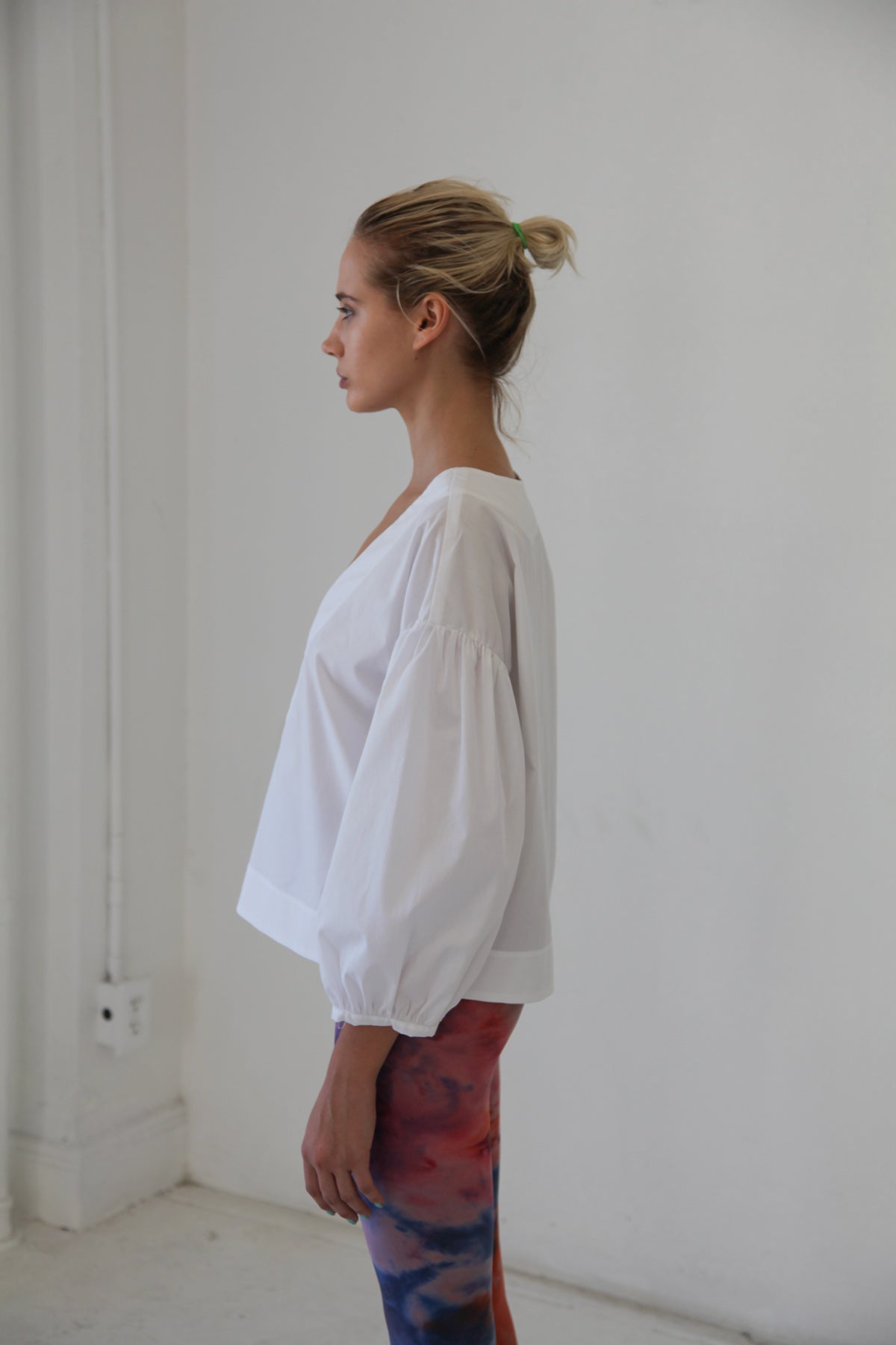 Hitch Blouse in White
