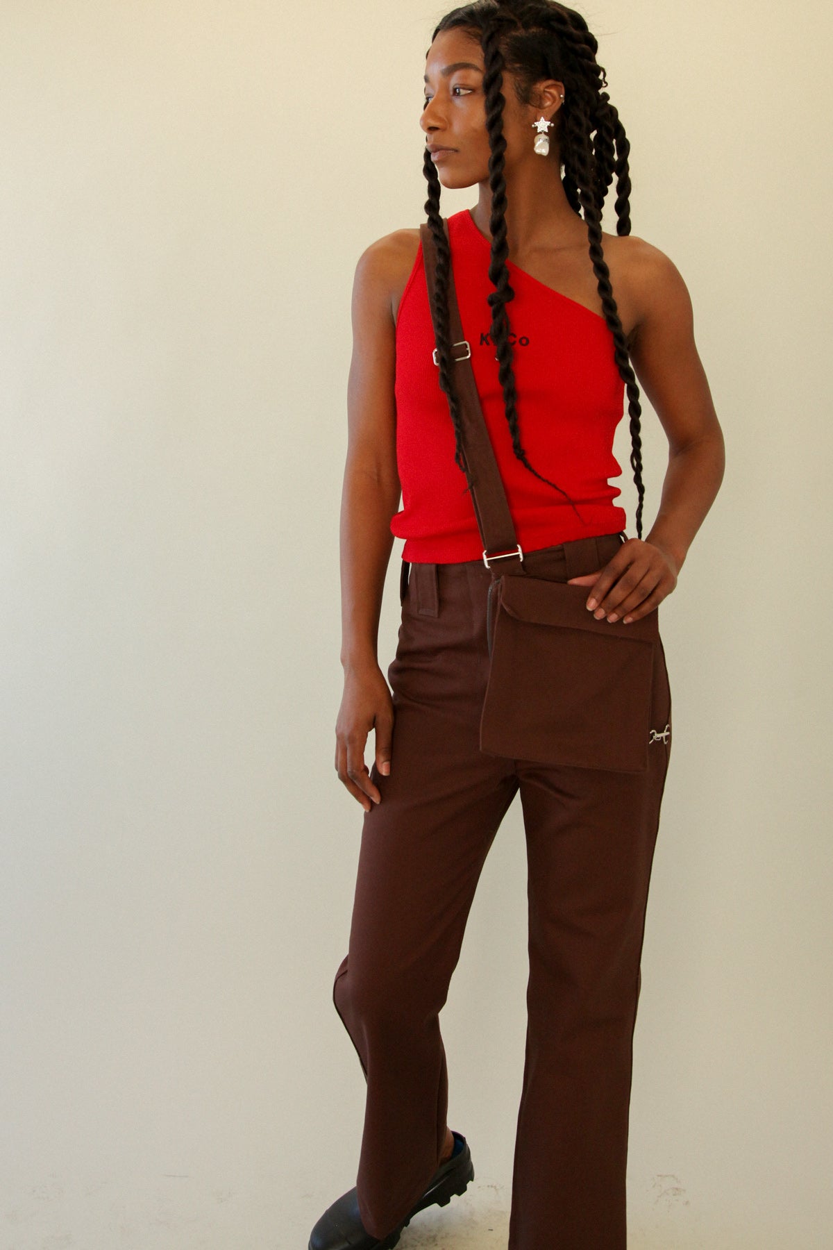 The Bag Pant in Mud Twill