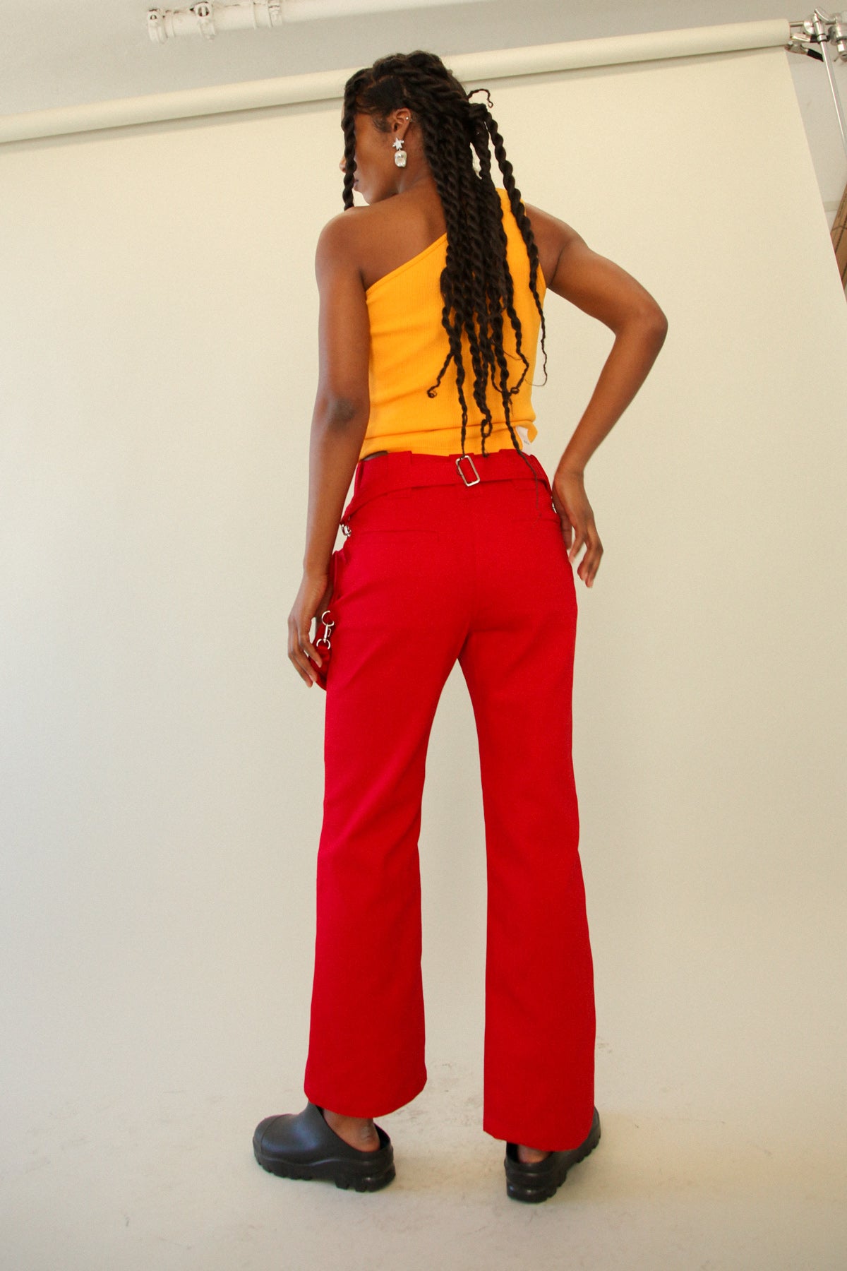 The Bag Pant in Cherry Twill