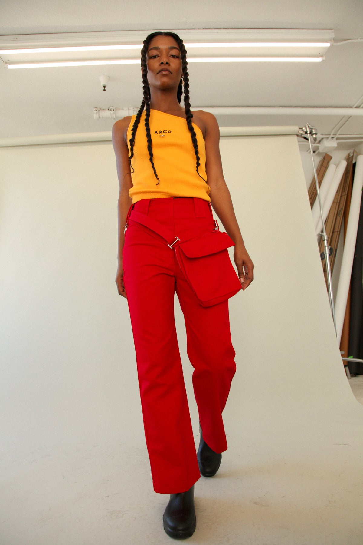 The Bag Pant in Cherry Twill – KkCo