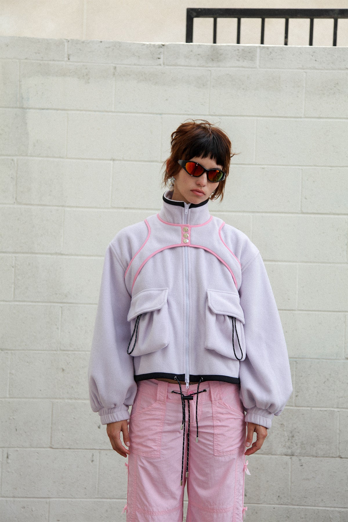 Pacific Polar Fleece in Lilac