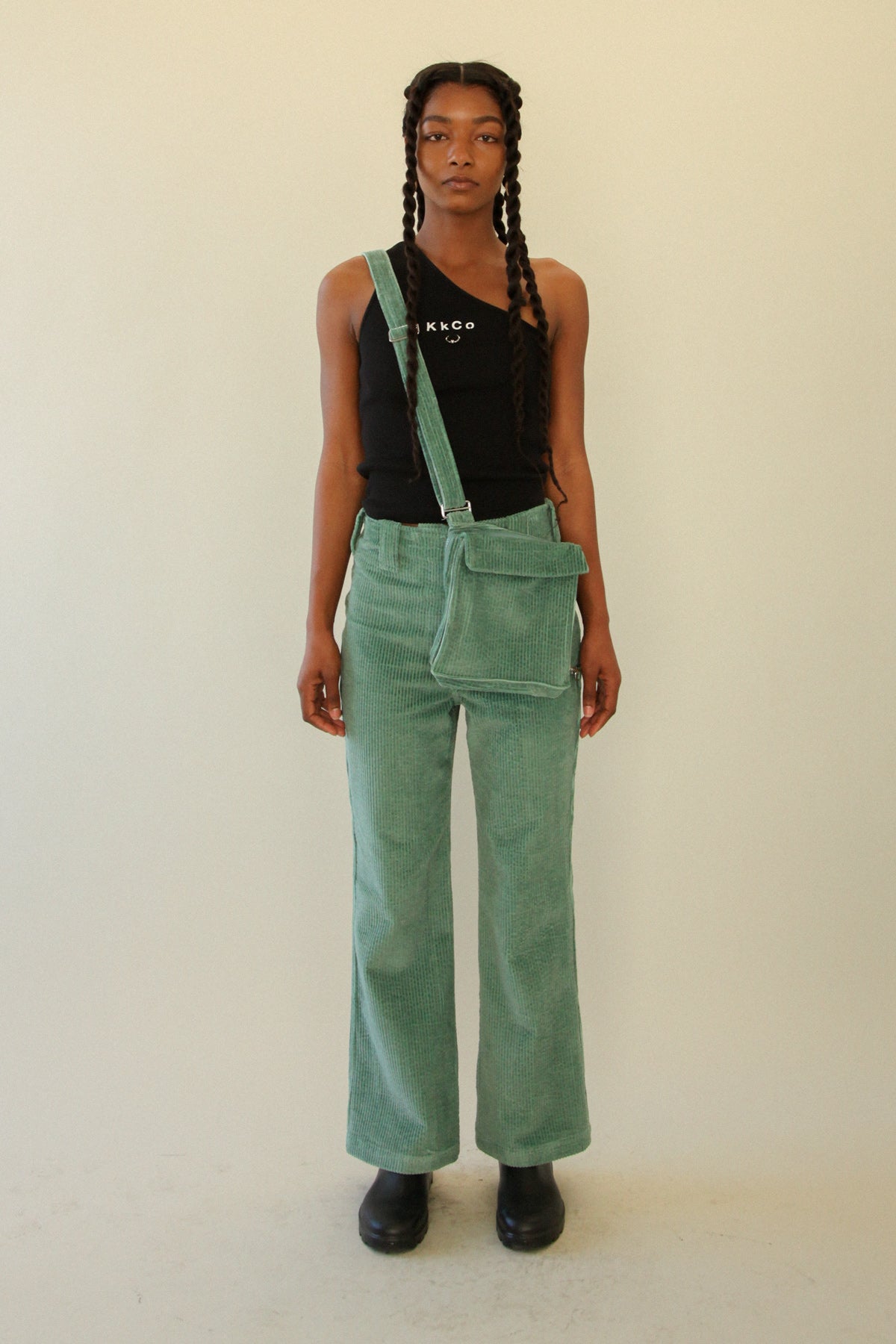 The Bag Pant in Sage Corduroy